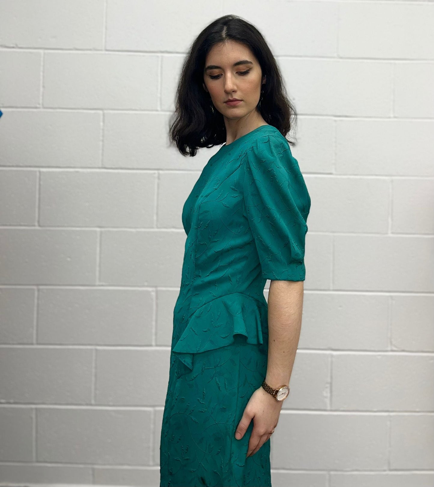 Reflections Green Cocktail Dress