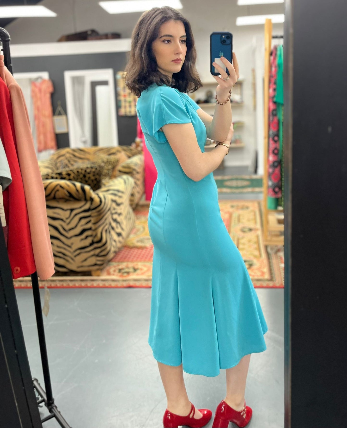 Reflections Green Evening Dress