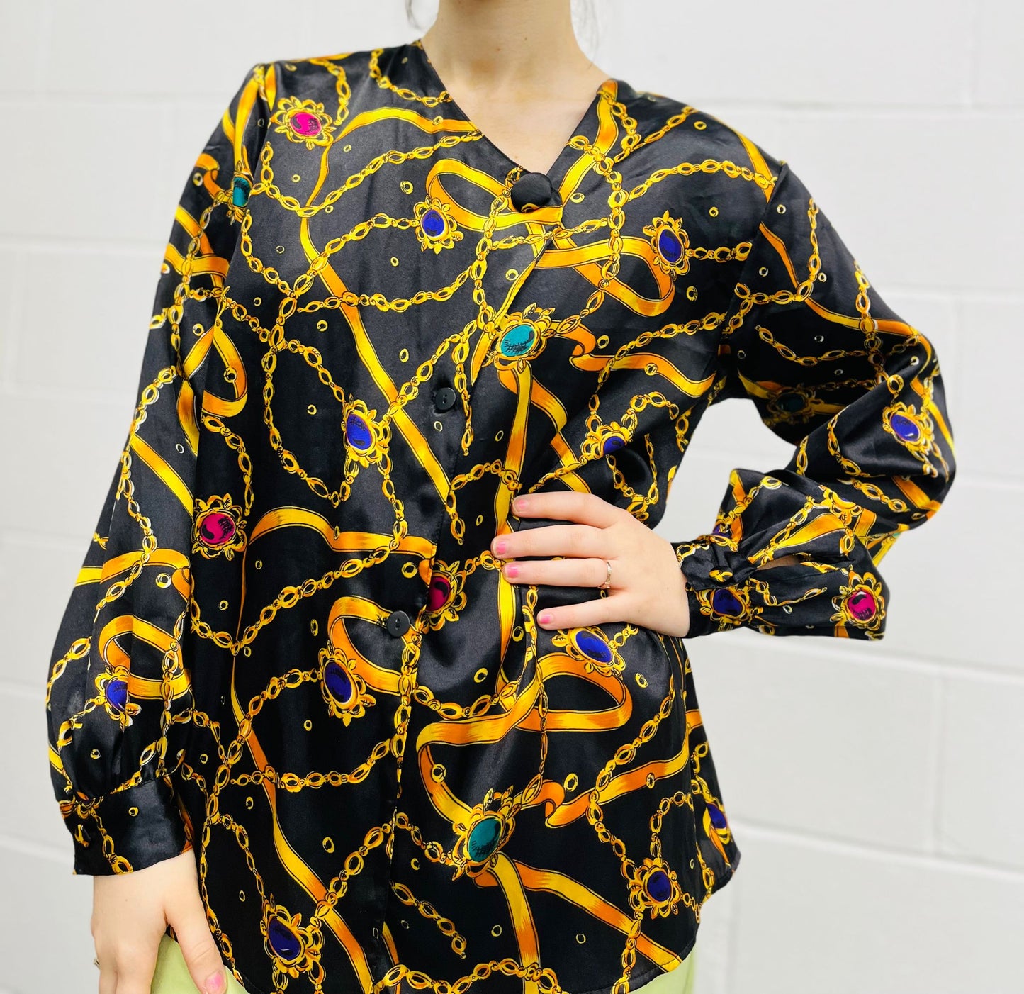 Chain 80s Blouse by Anton