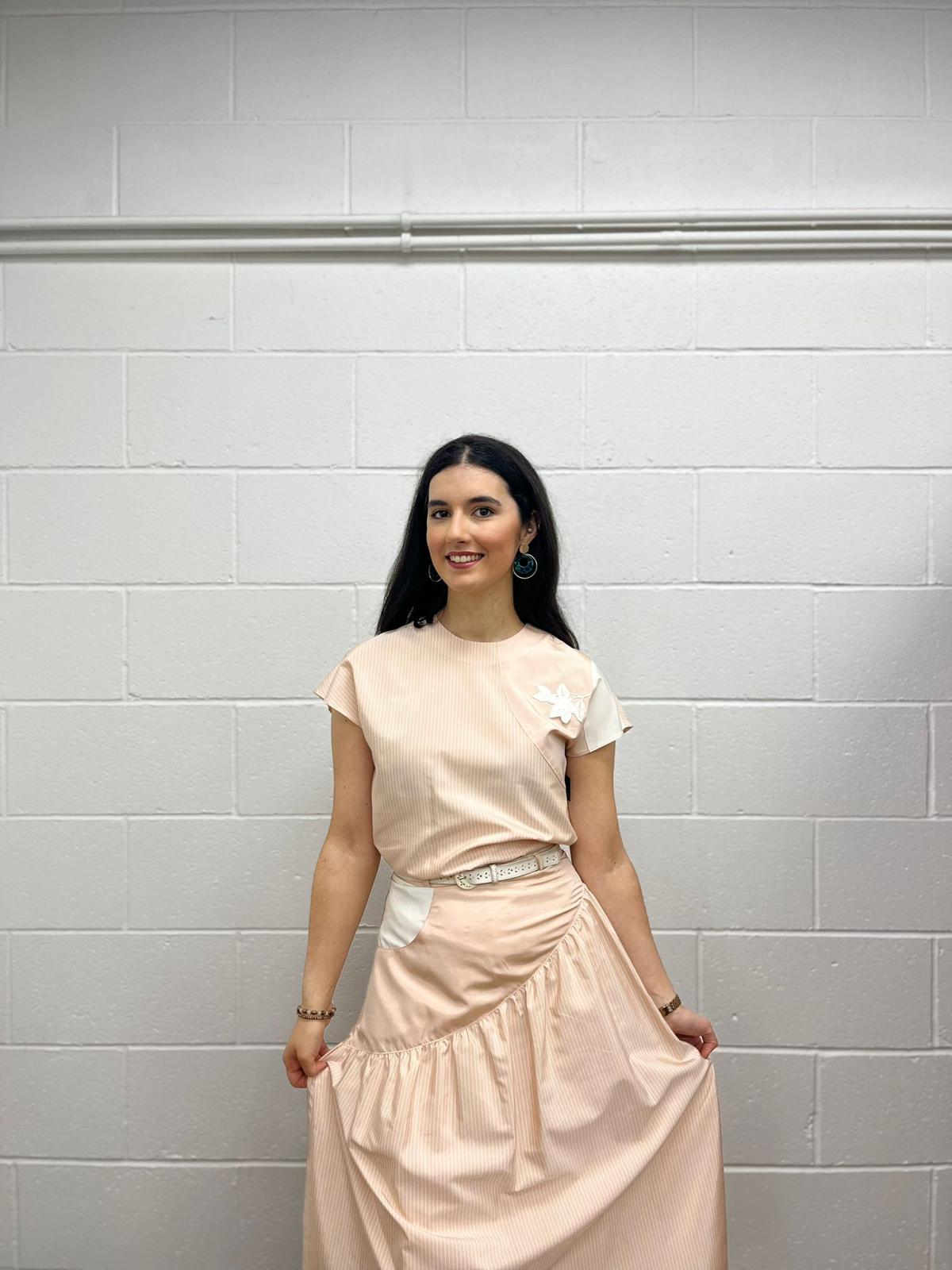 Peach Two Piece by 'K Dress' (Modern 10)