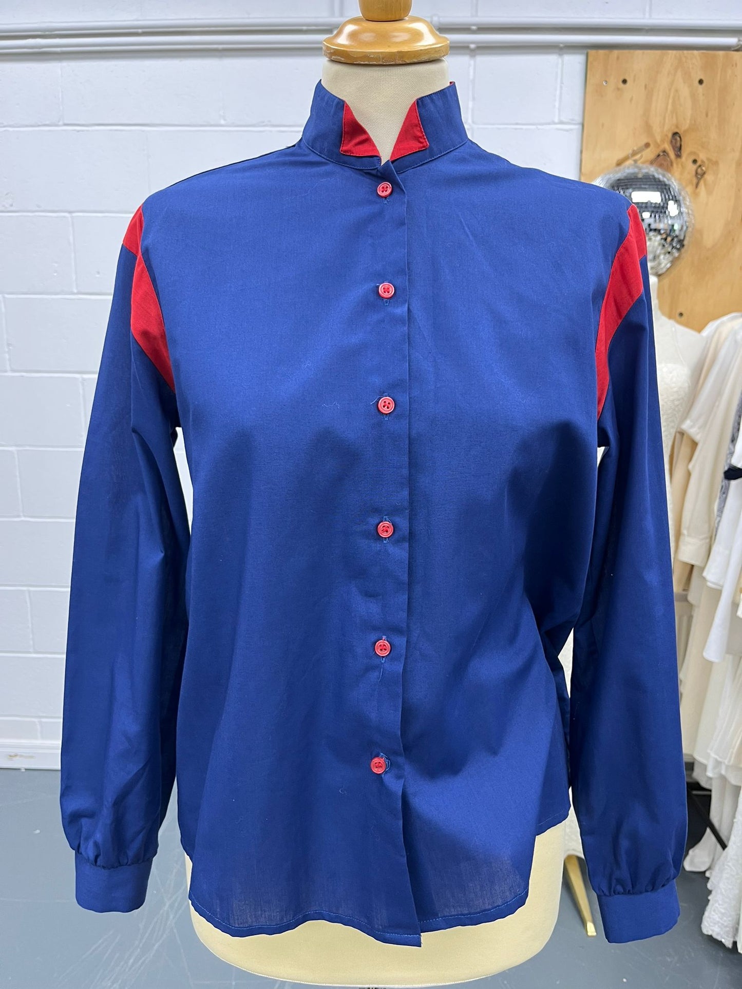 High Collar C&A 70s Shirt