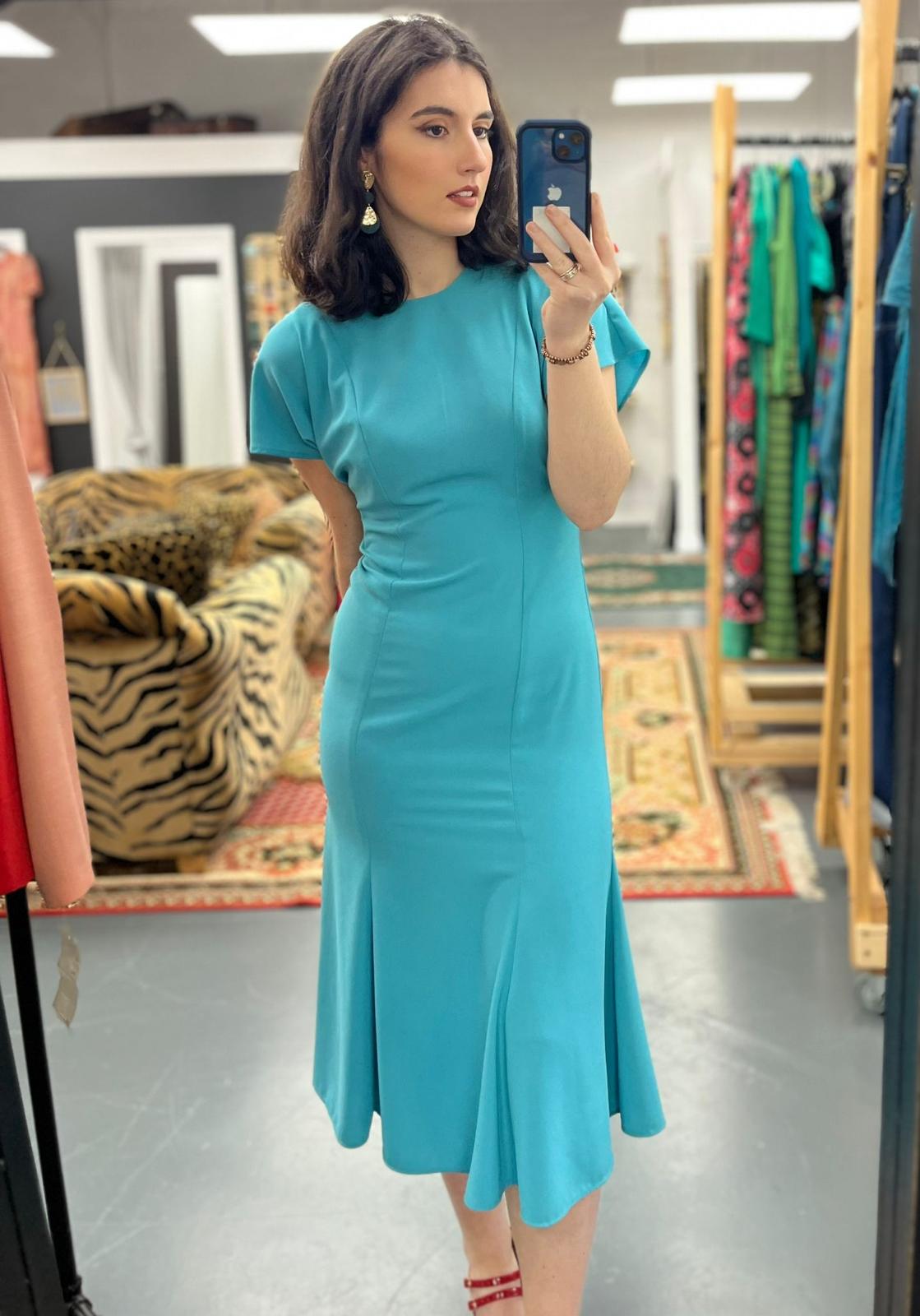 Reflections Green Evening Dress