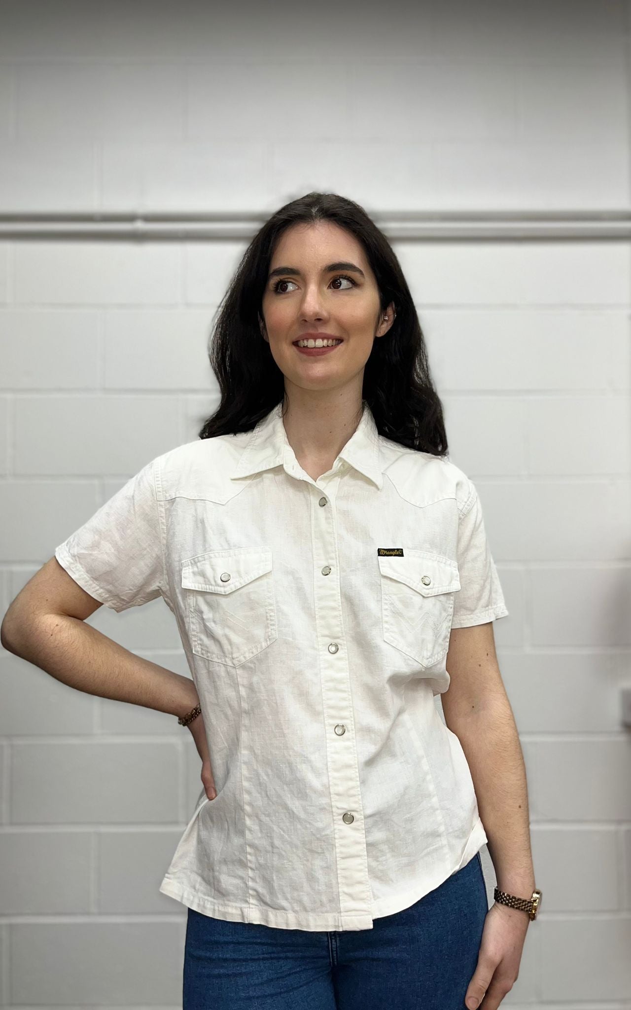 White Wrangler Shirt