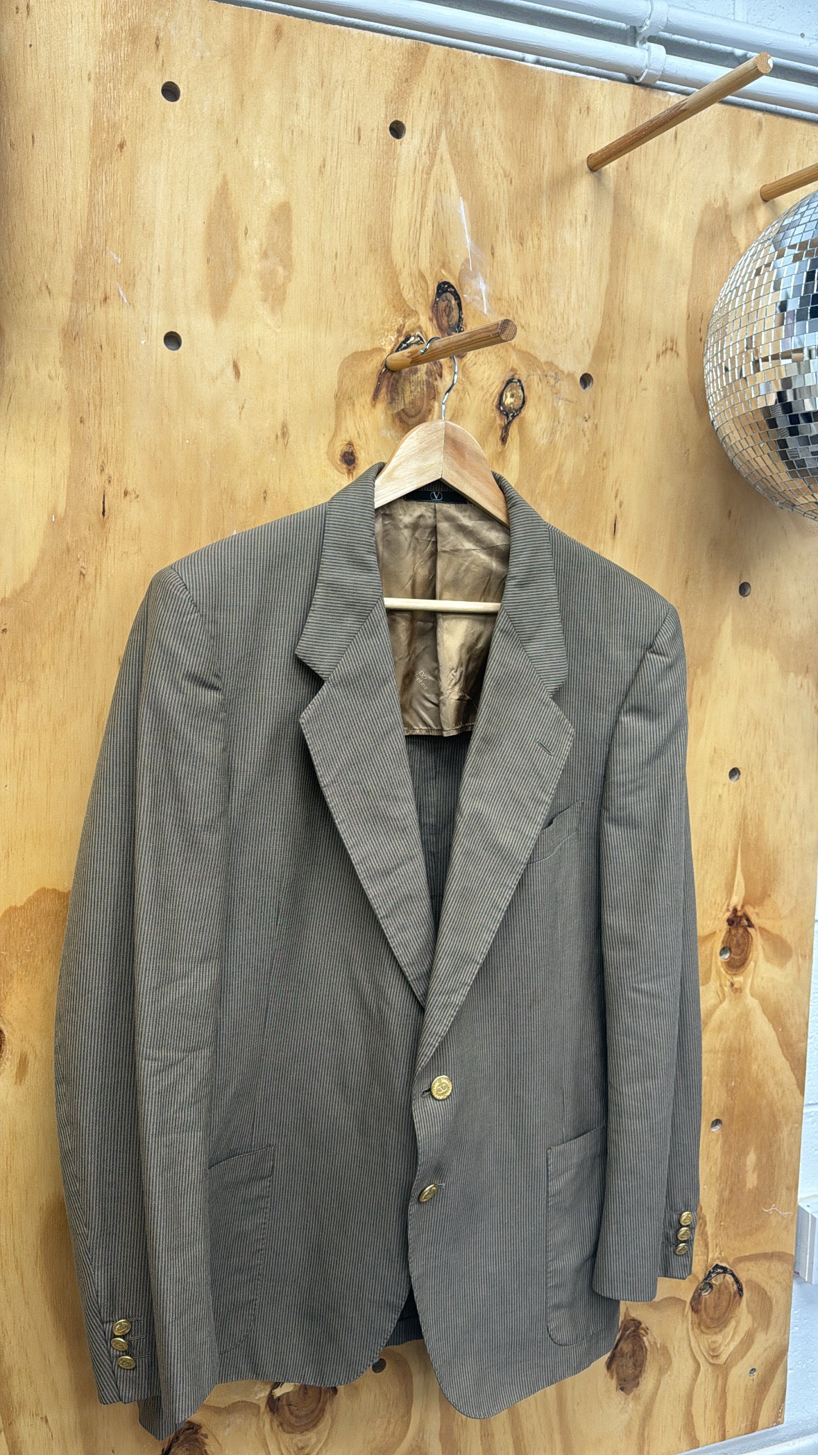 Vintage ‘Versace’ Pinstripe Blazer