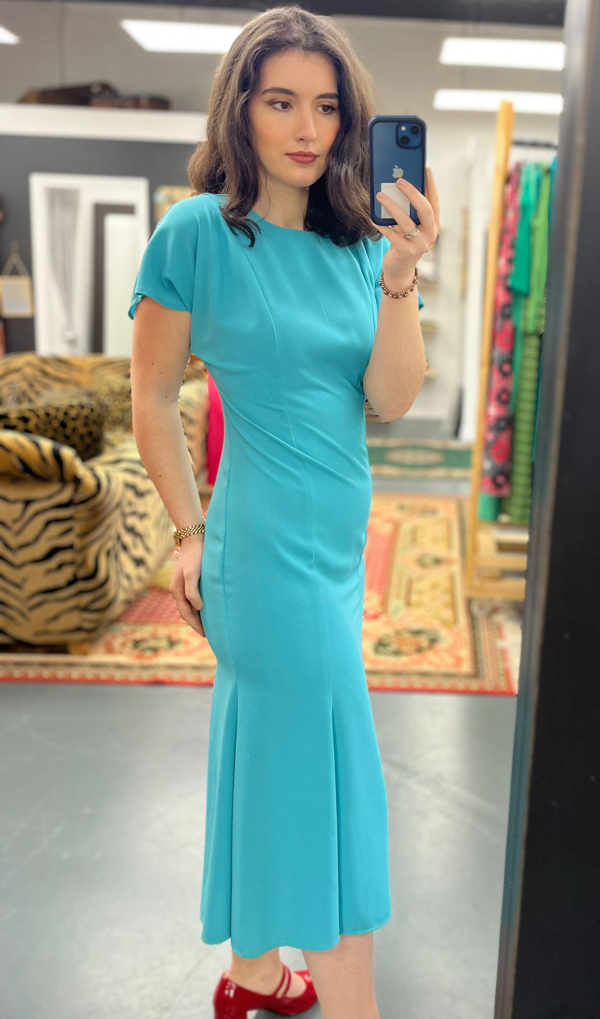 Reflections Green Evening Dress