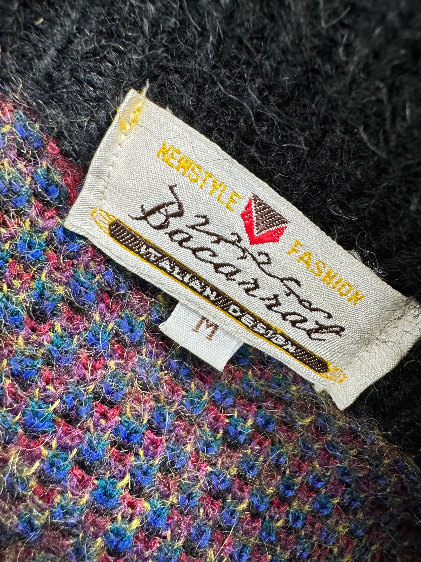 ‘Baccarrat’ mohair & wool statement cardigan
