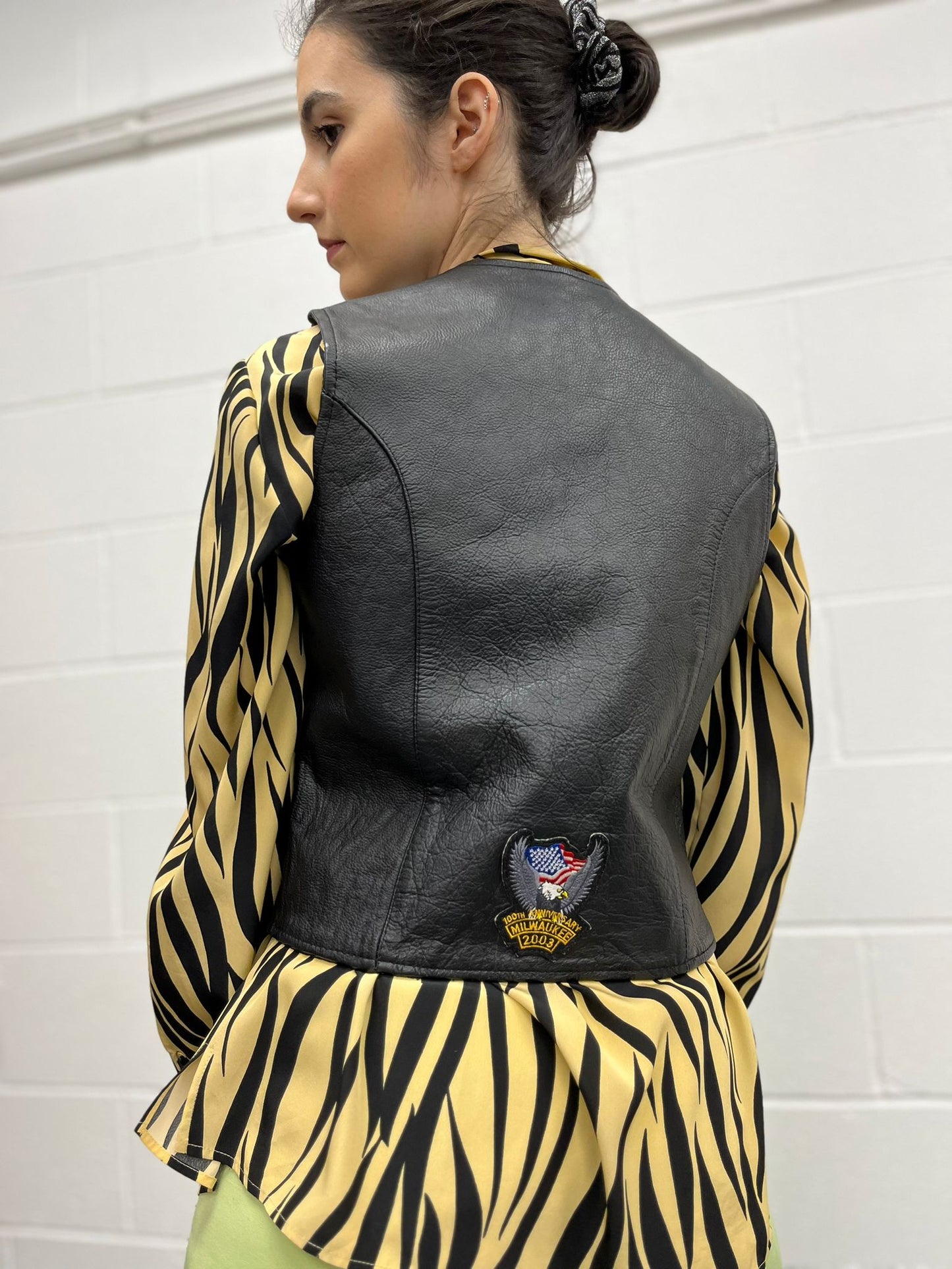 Leather Sheen USA Waistcoat