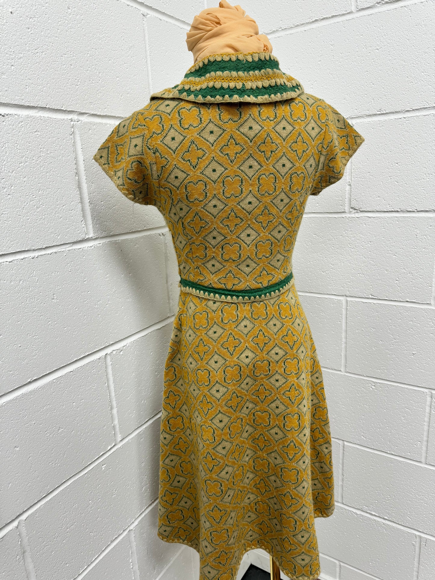 Wool blend dress by ‘Andre Ungaratto’ (Italian Vintage)