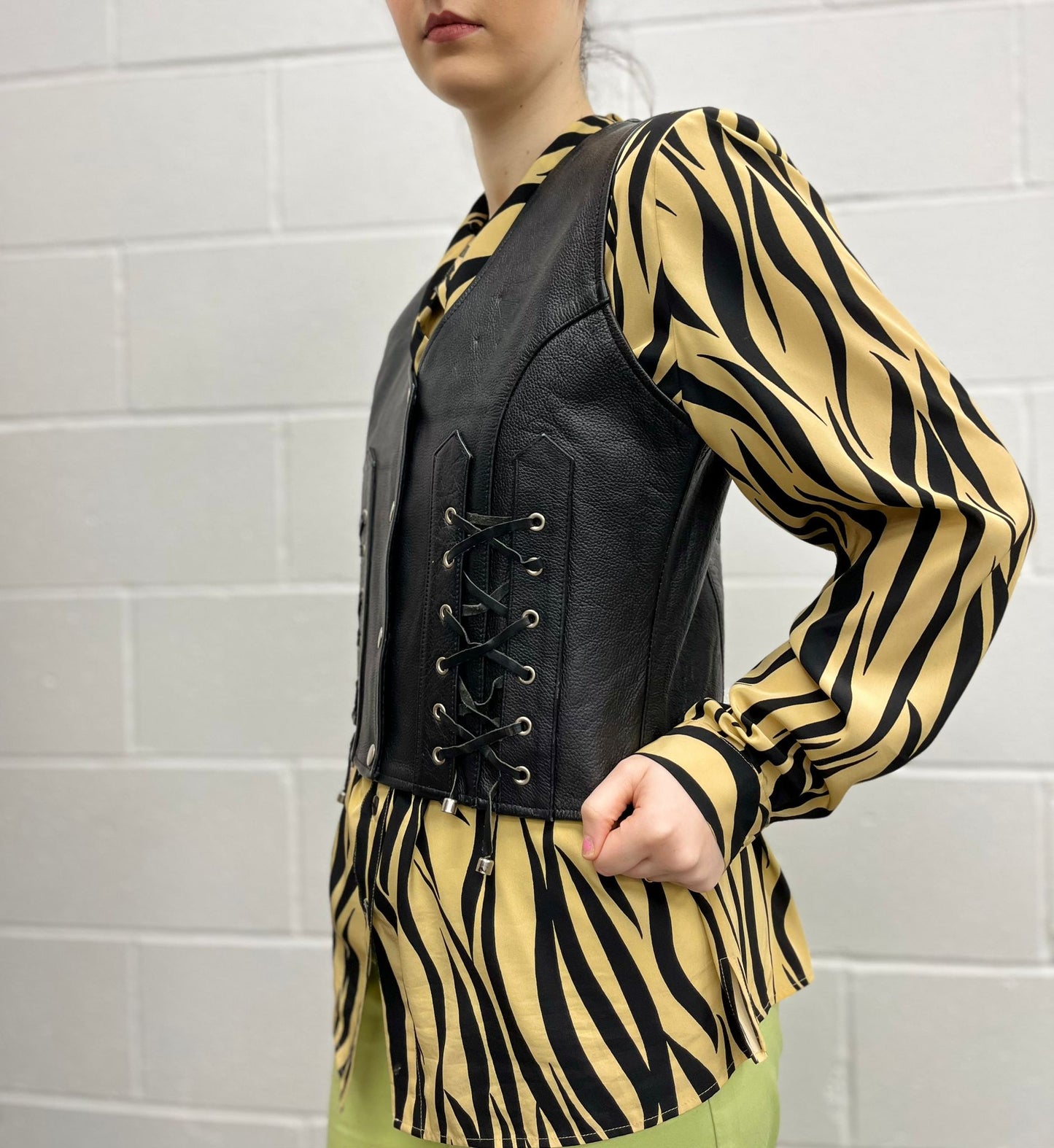 Leather Sheen USA Waistcoat
