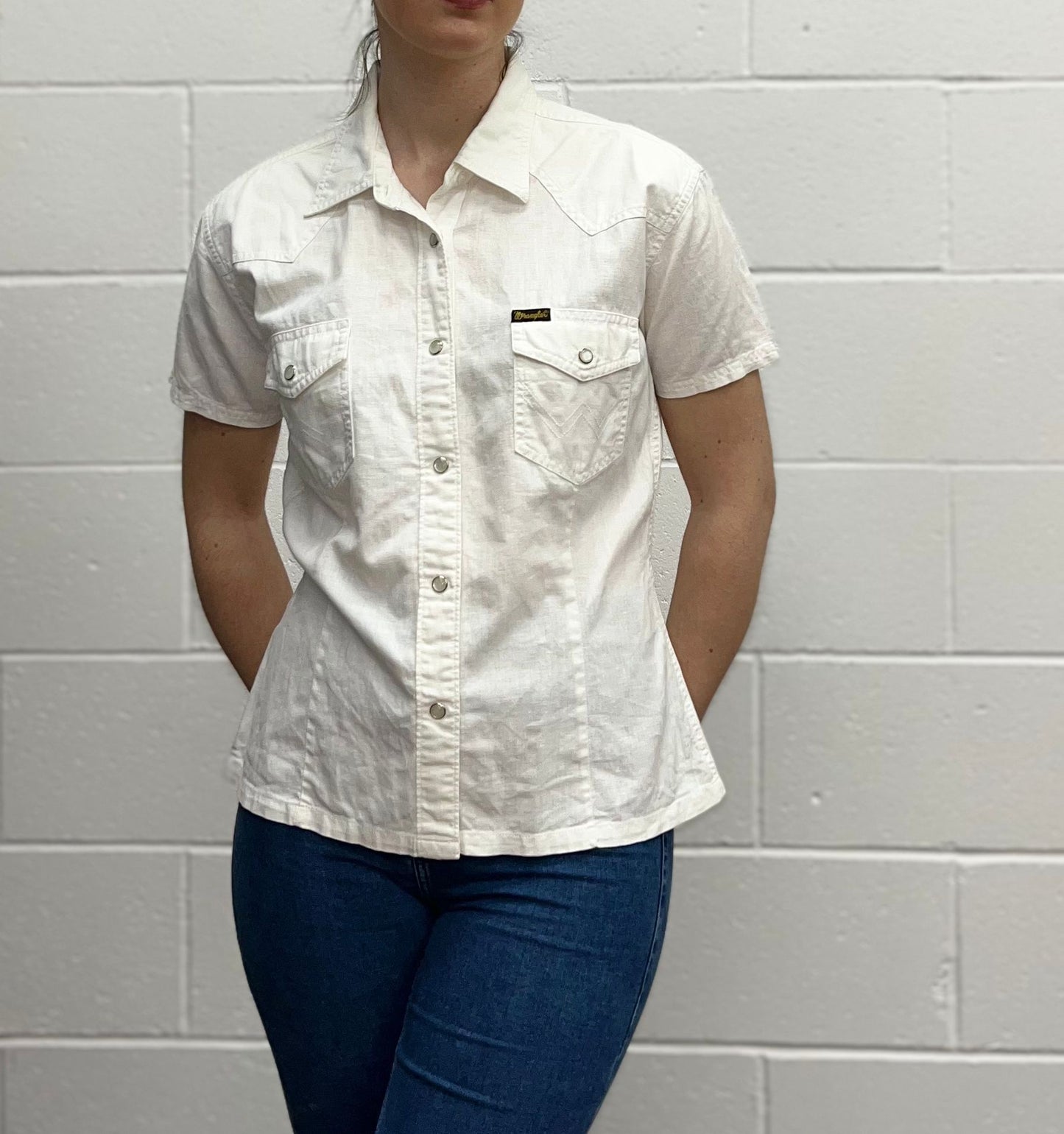 White Wrangler Shirt