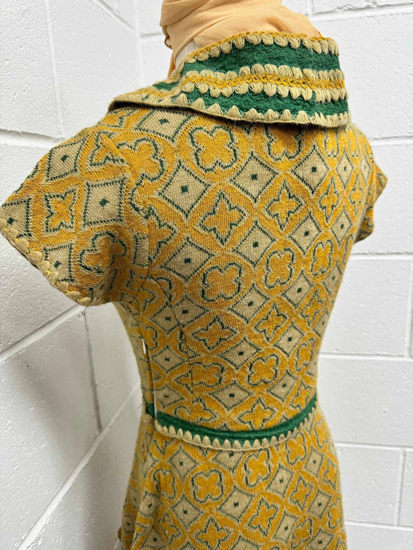 Wool blend dress by ‘Andre Ungaratto’ (Italian Vintage)