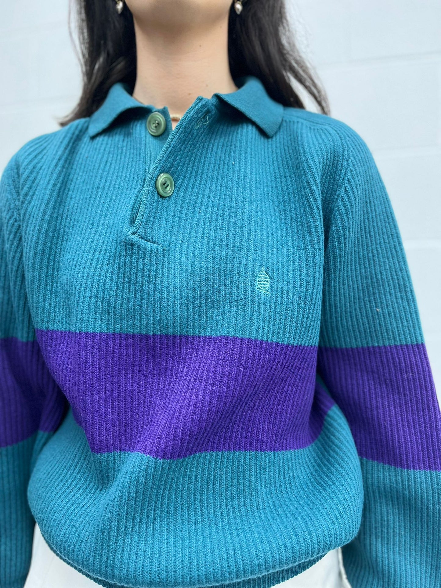 80s Royal Blue Layered Dress