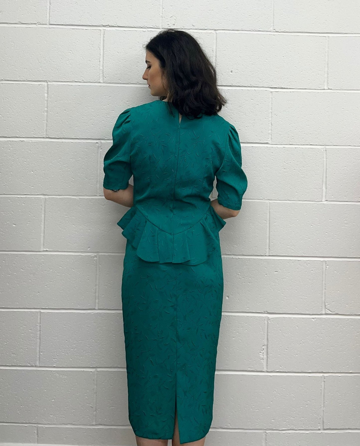Reflections Green Cocktail Dress