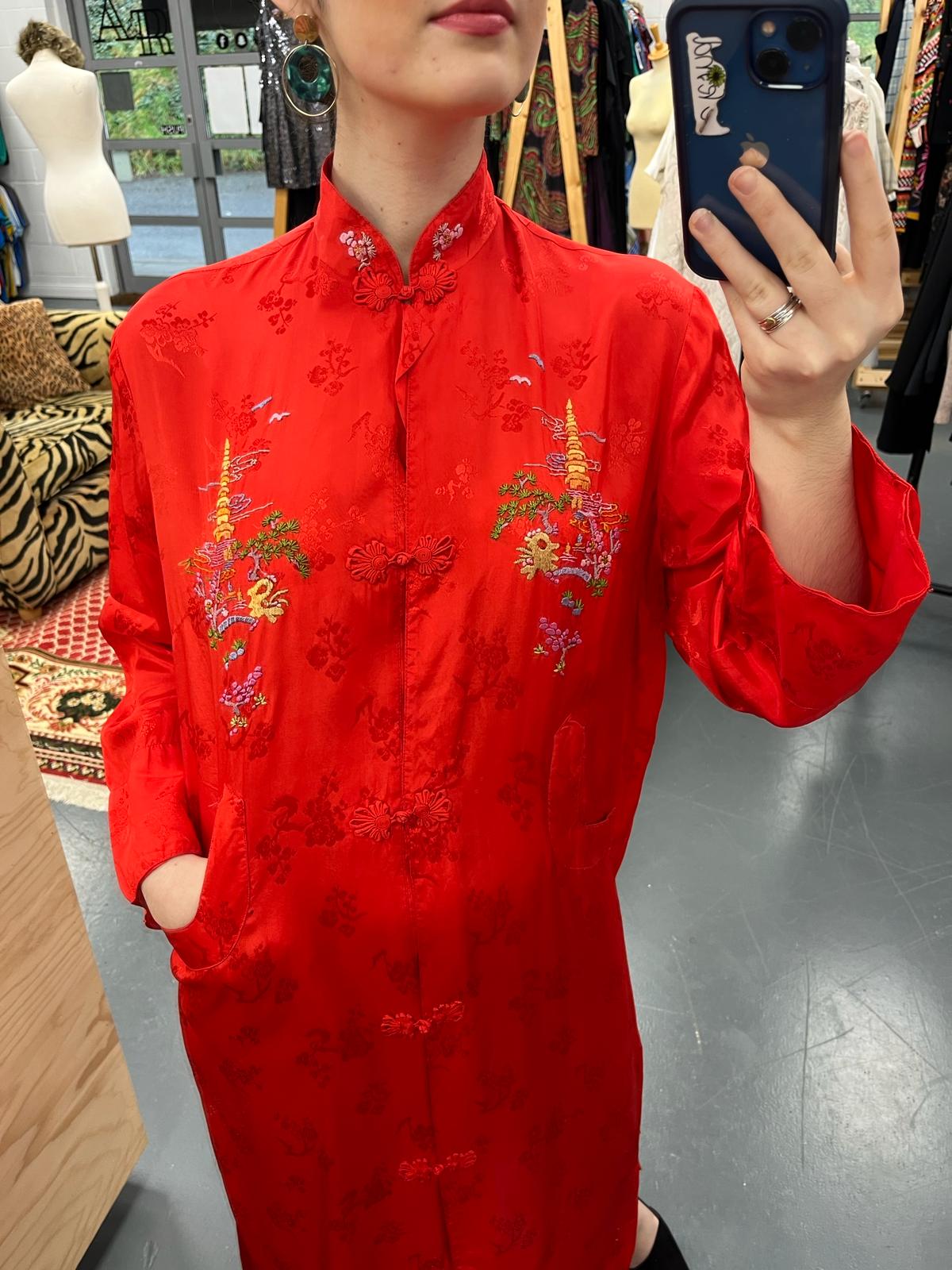 Jacquard Kimono - Cheongsam Jacket