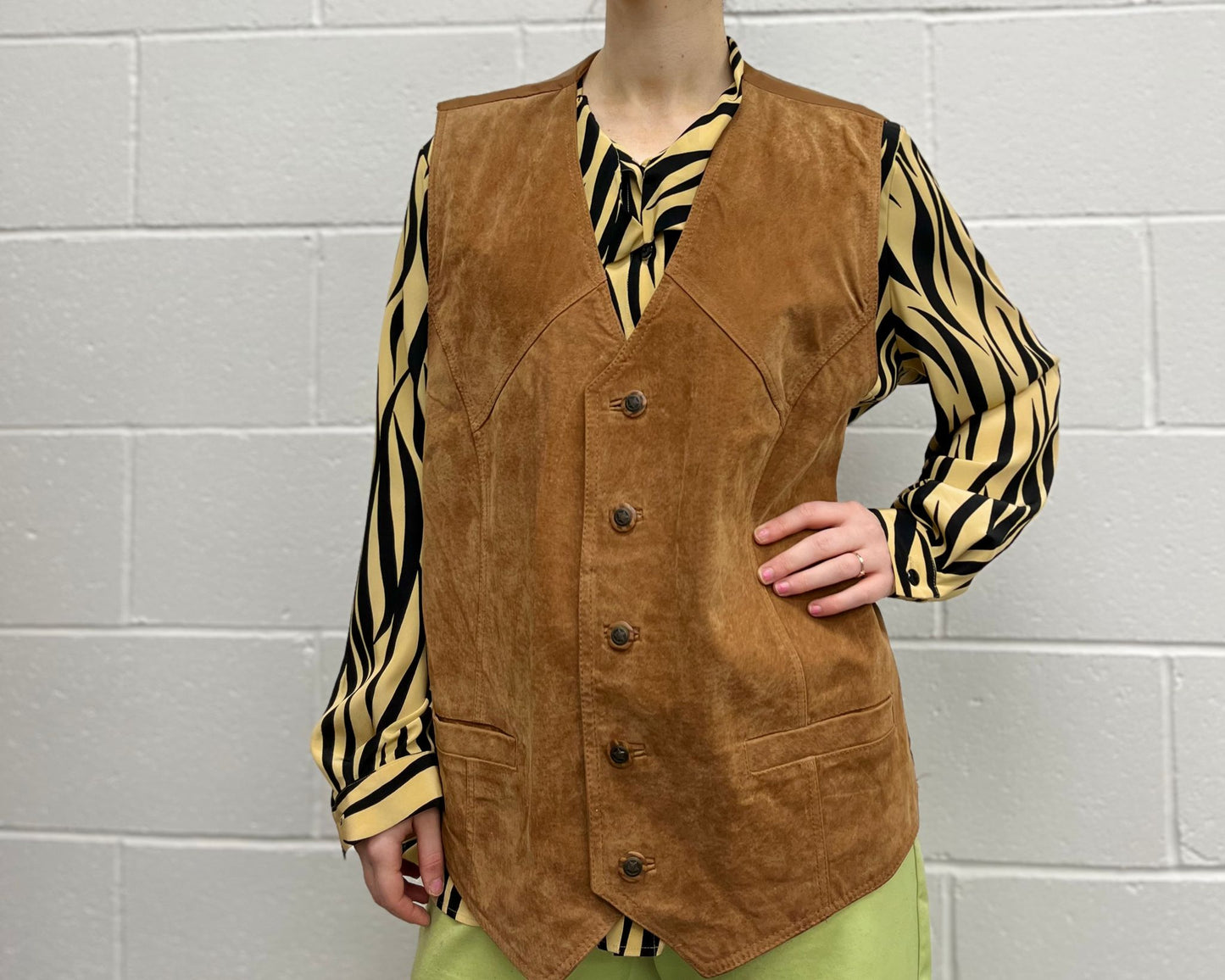 German Leather Waistcoat