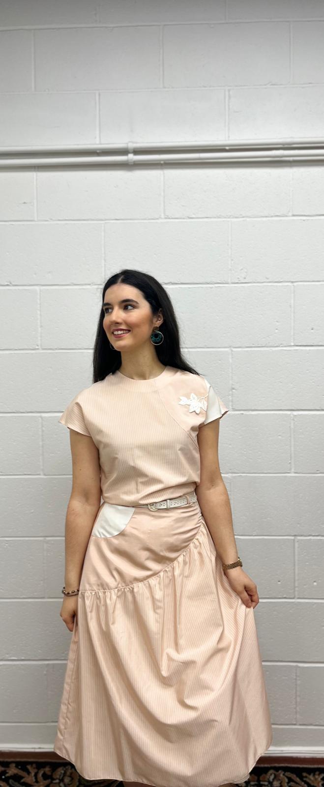 Peach Two Piece by 'K Dress' (Modern 10)