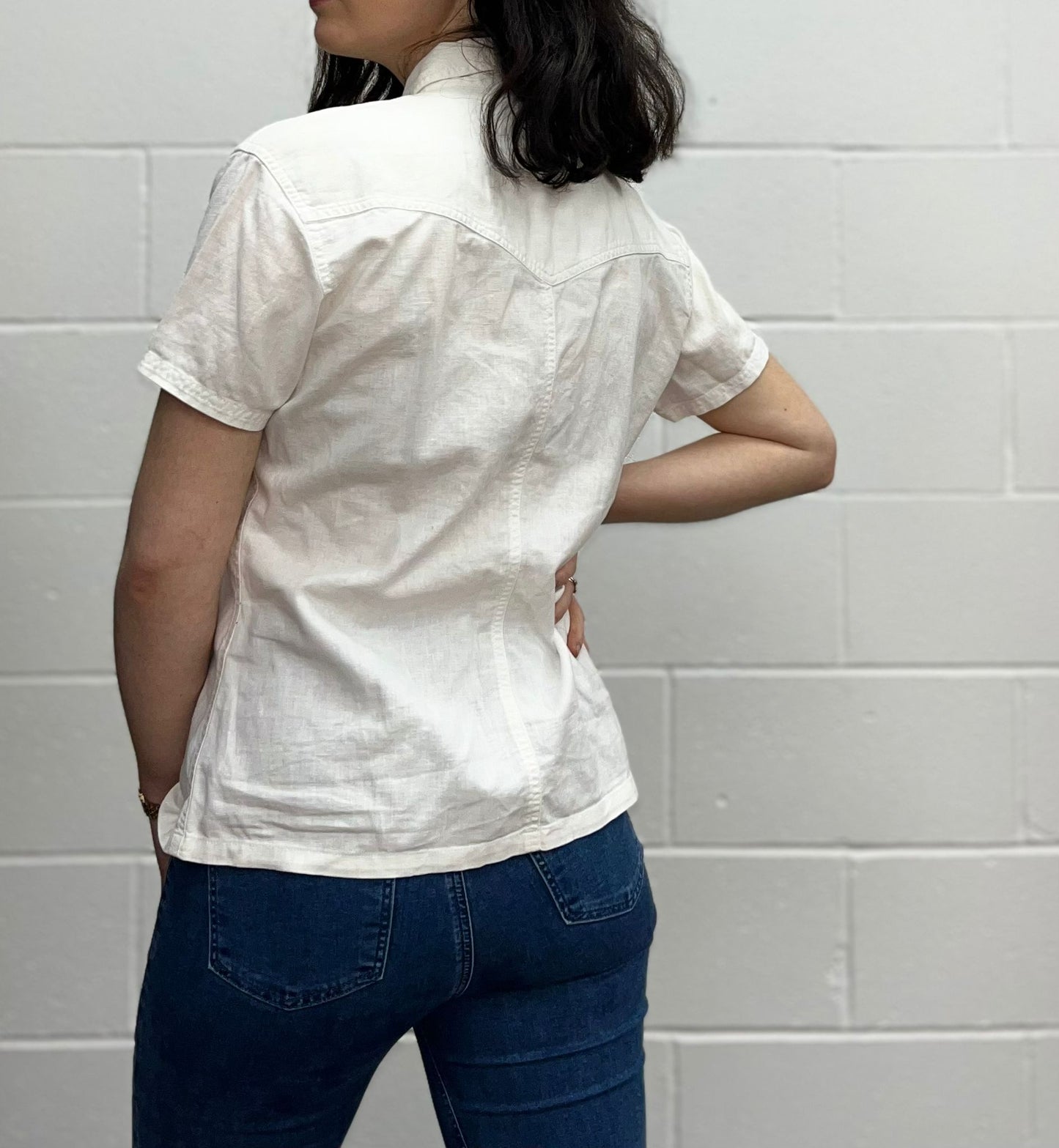 White Wrangler Shirt