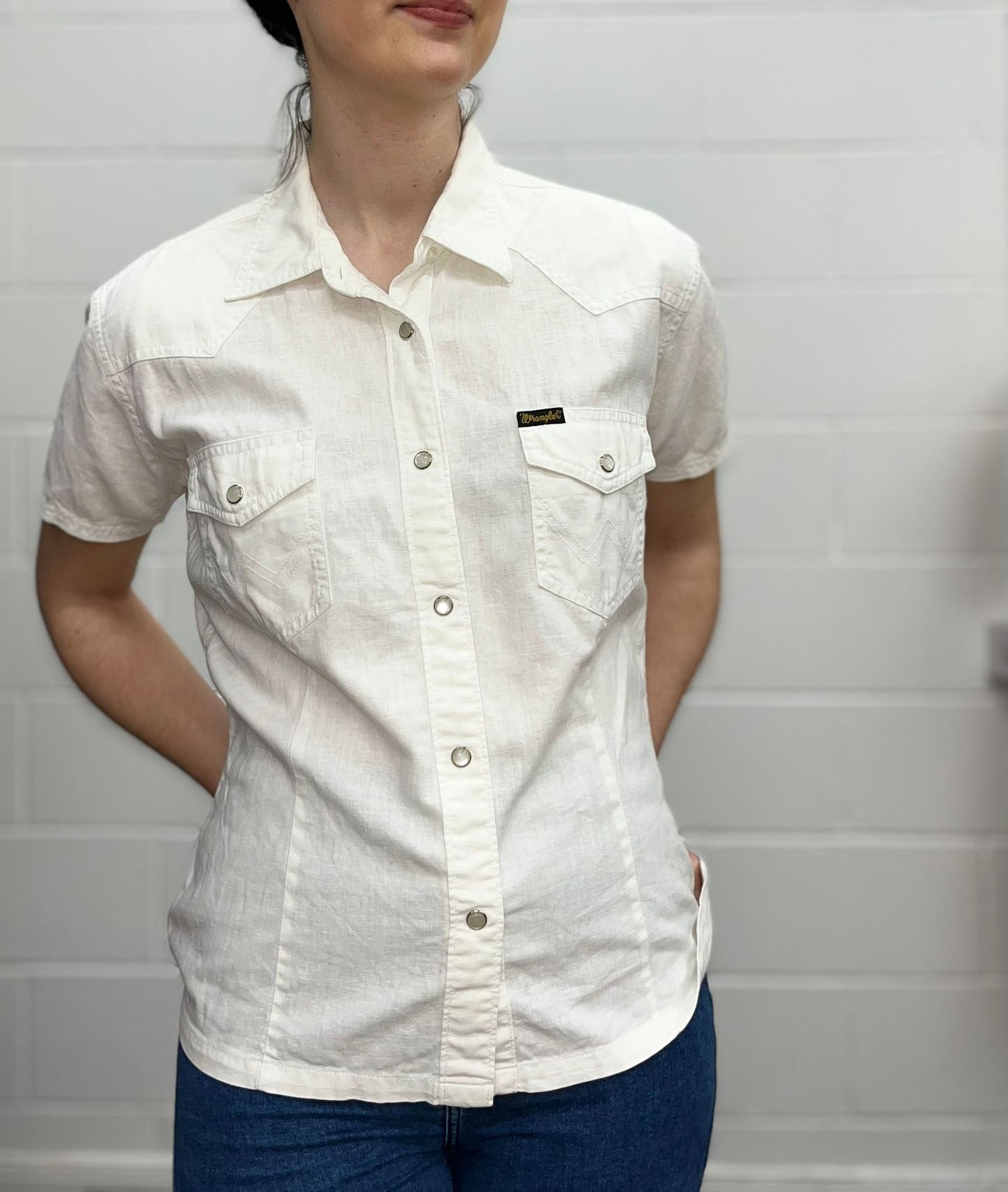 White Wrangler Shirt