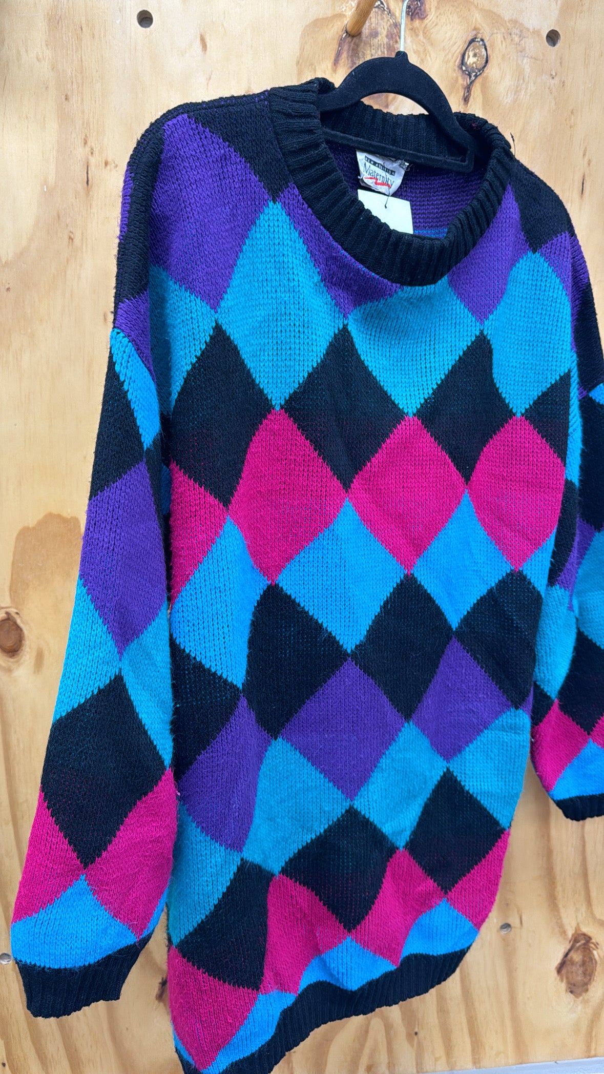 Diamond 80s jumper