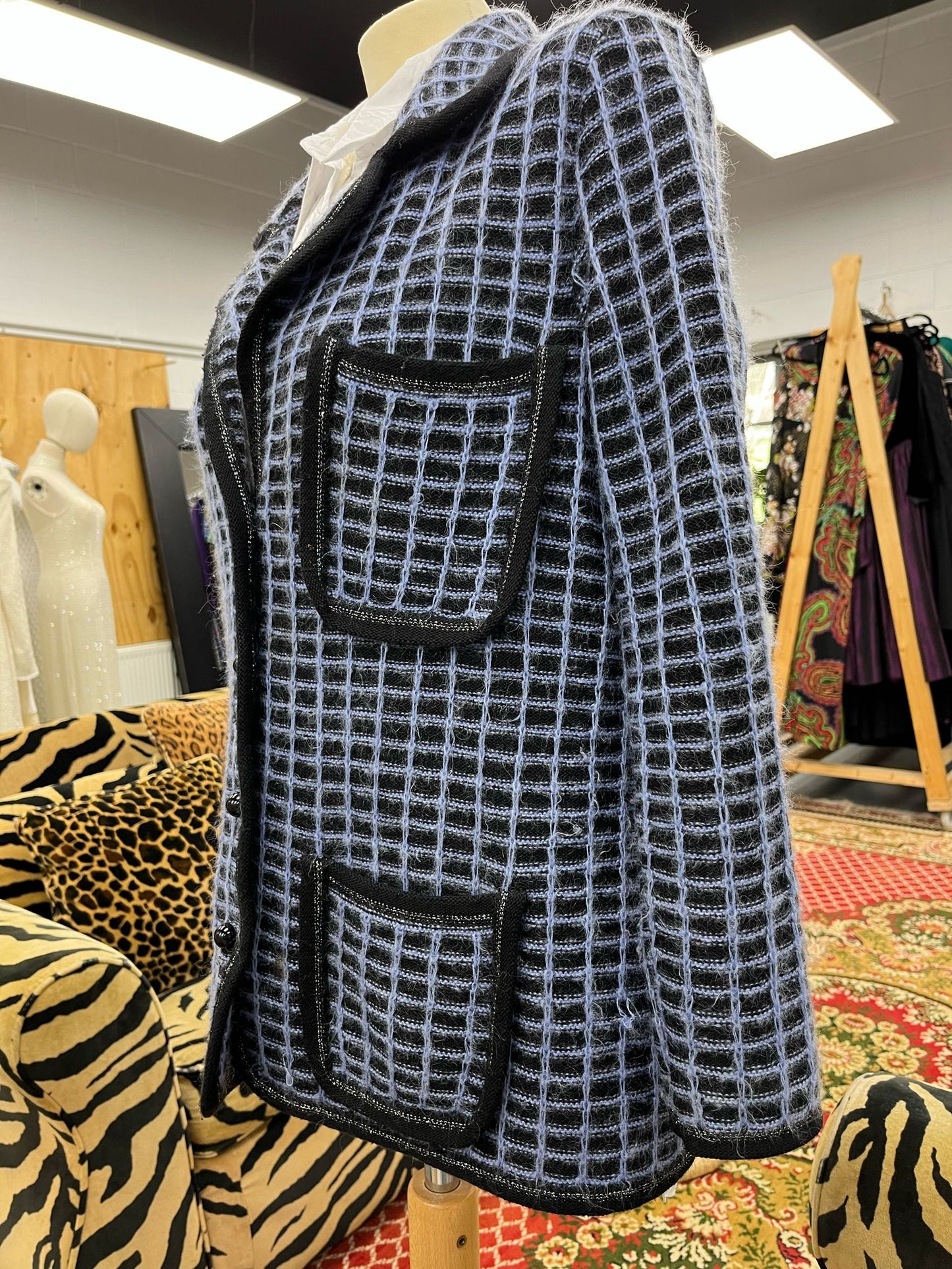 Mohair Blazer Cardigan