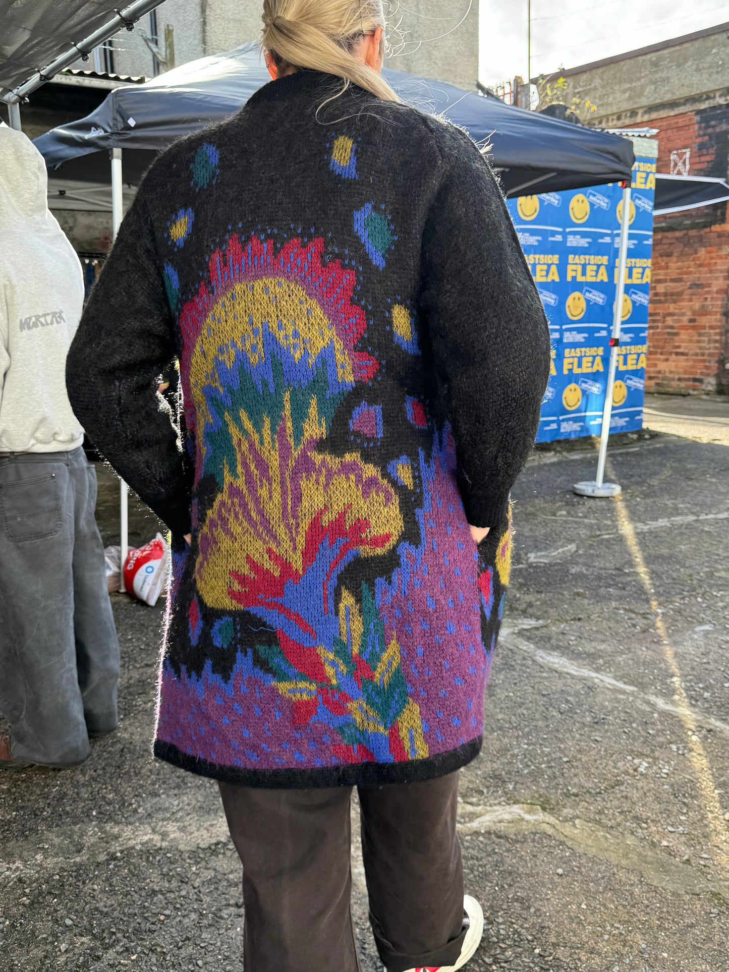 ‘Baccarrat’ mohair & wool statement cardigan