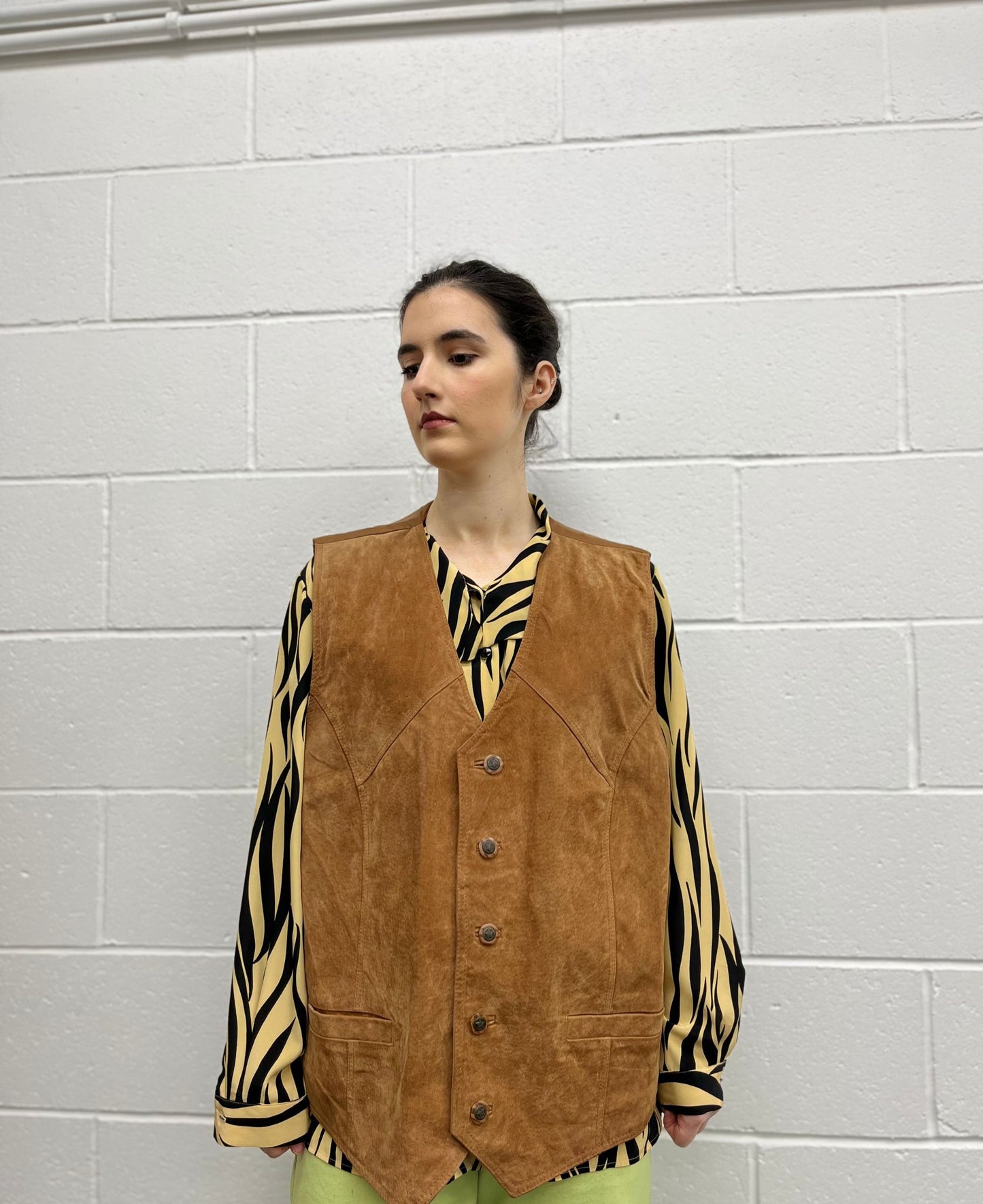 German Leather Waistcoat