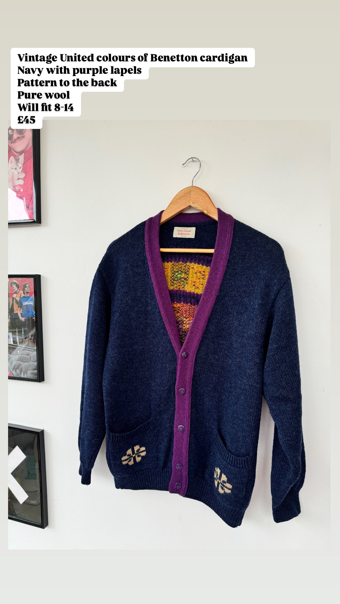 Vintage ‘Benetton’ Cardigan