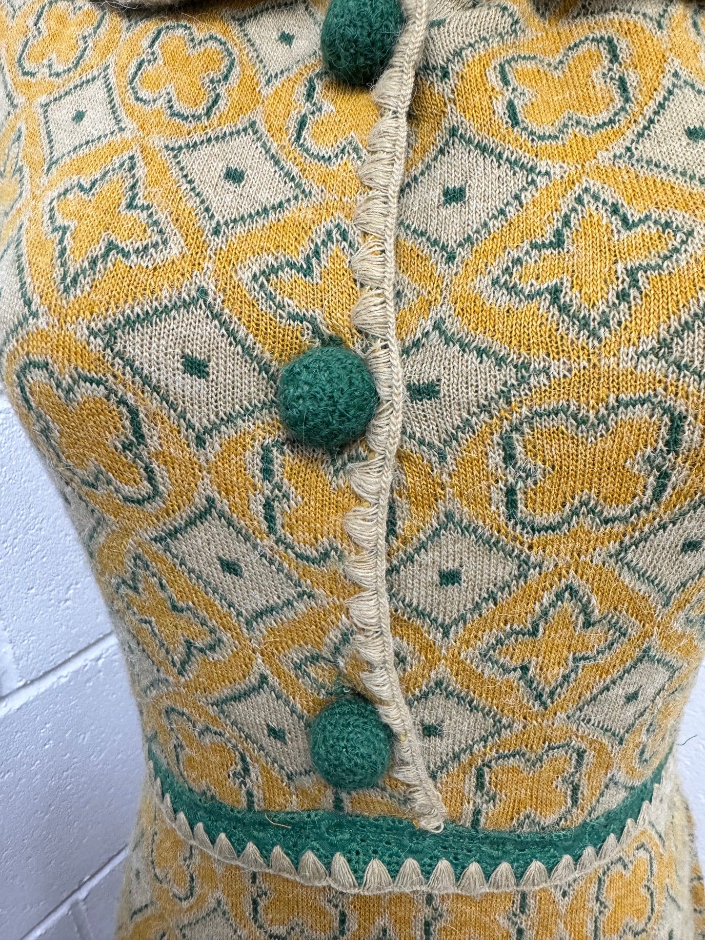 Wool blend dress by ‘Andre Ungaratto’ (Italian Vintage)