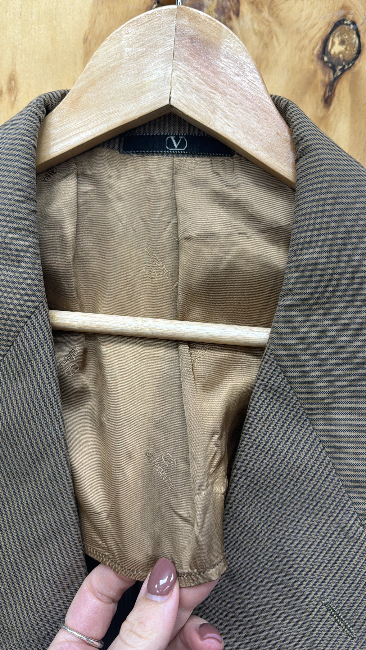 Vintage ‘Versace’ Pinstripe Blazer