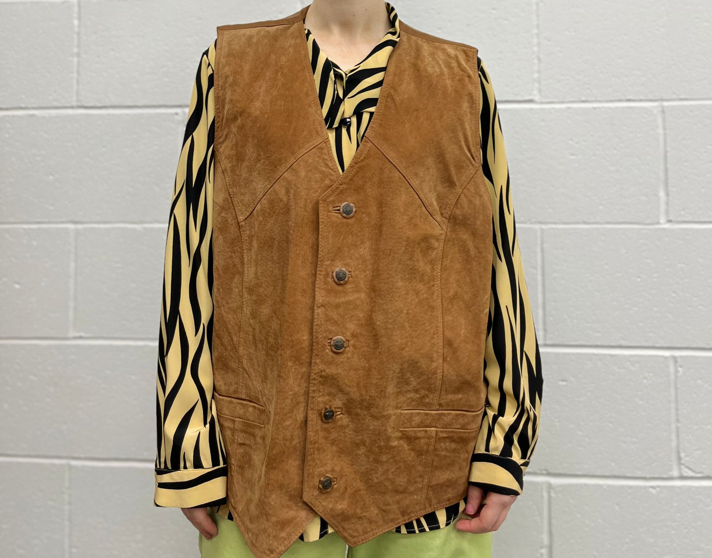 German Leather Waistcoat