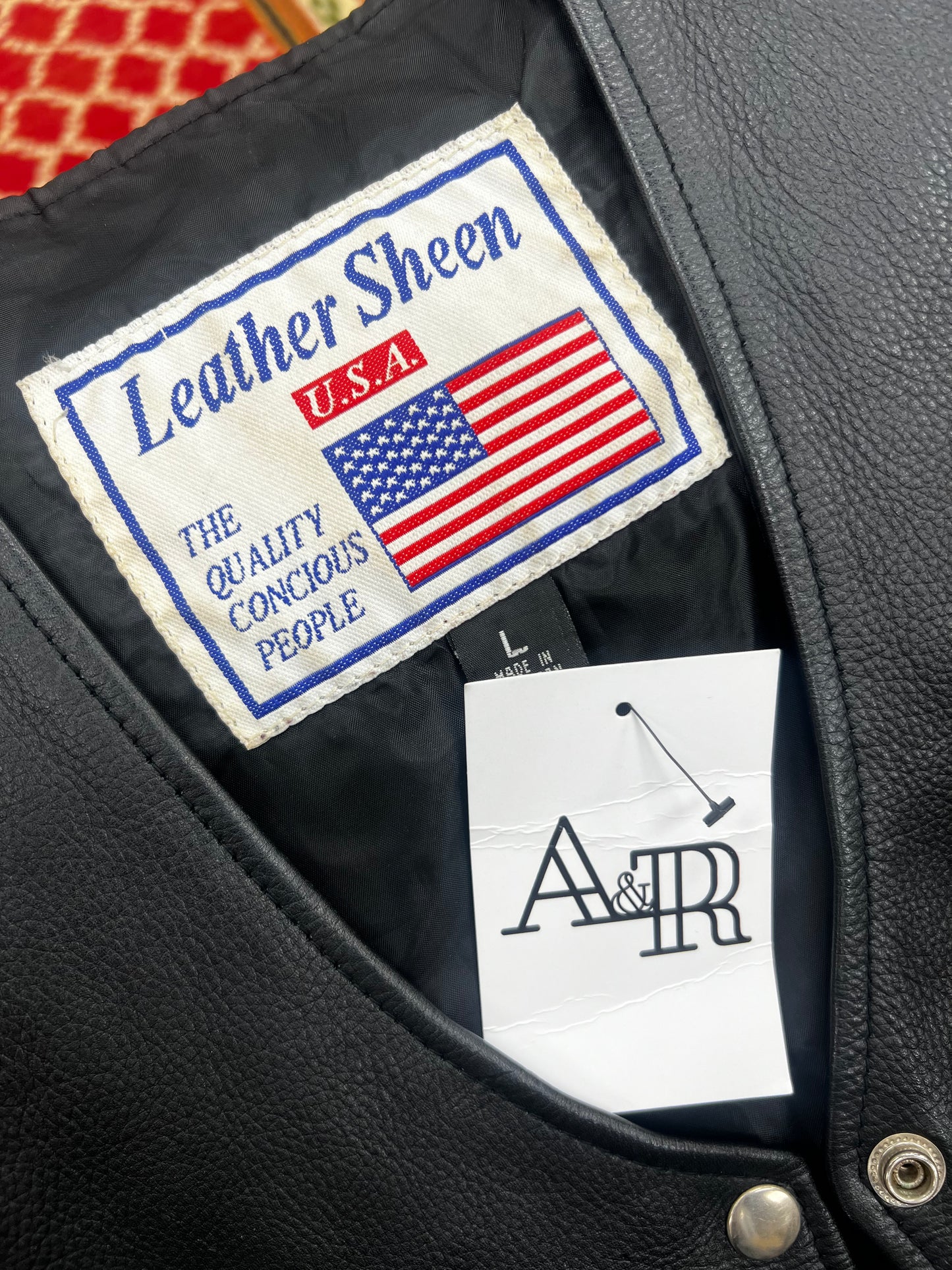 Leather Sheen USA Waistcoat