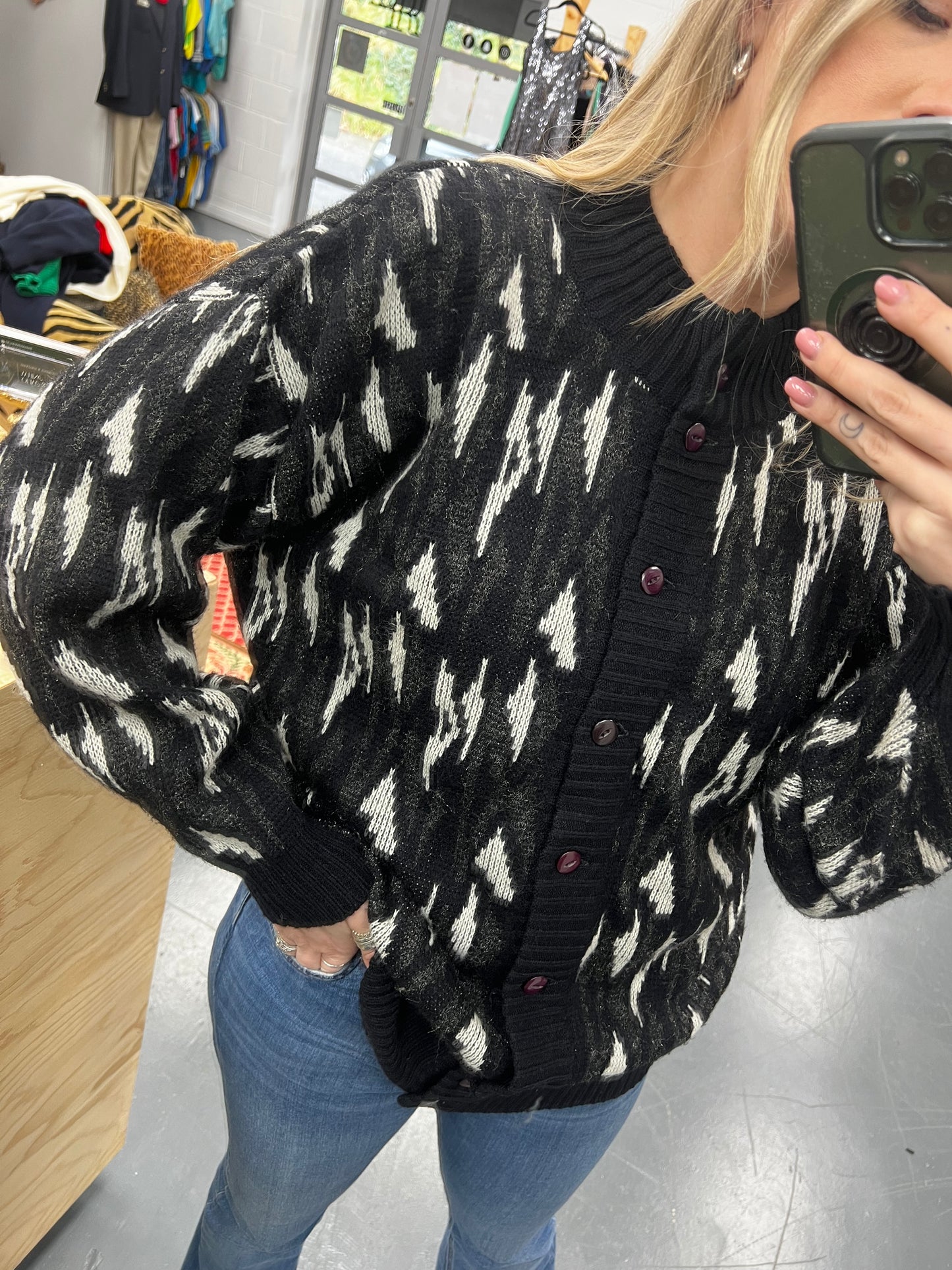 Nova Moda 80s Cardigan
