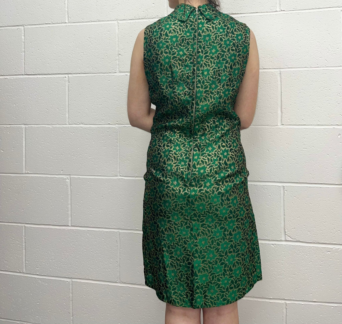70s High Neck Cocktail Dress