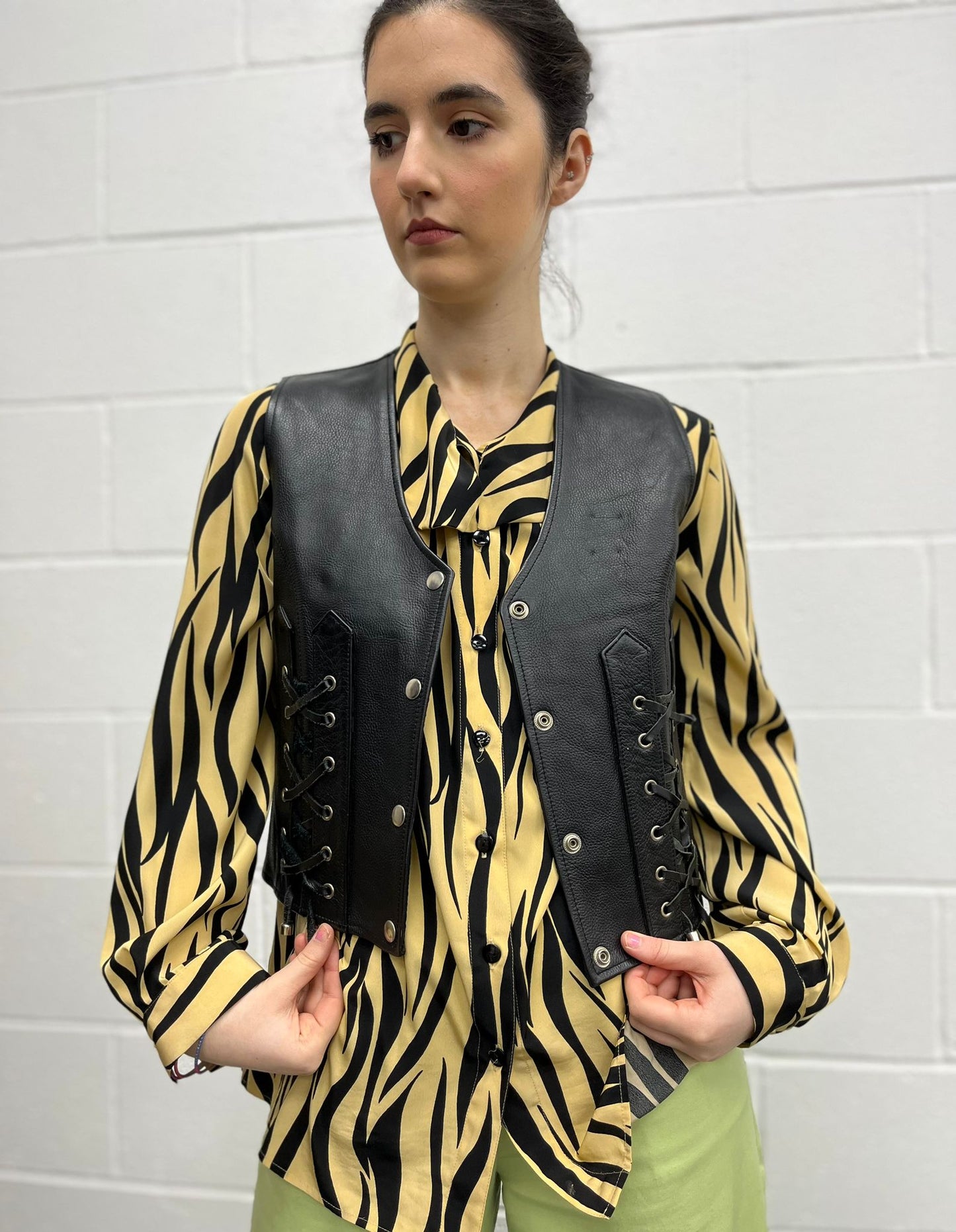 Leather Sheen USA Waistcoat