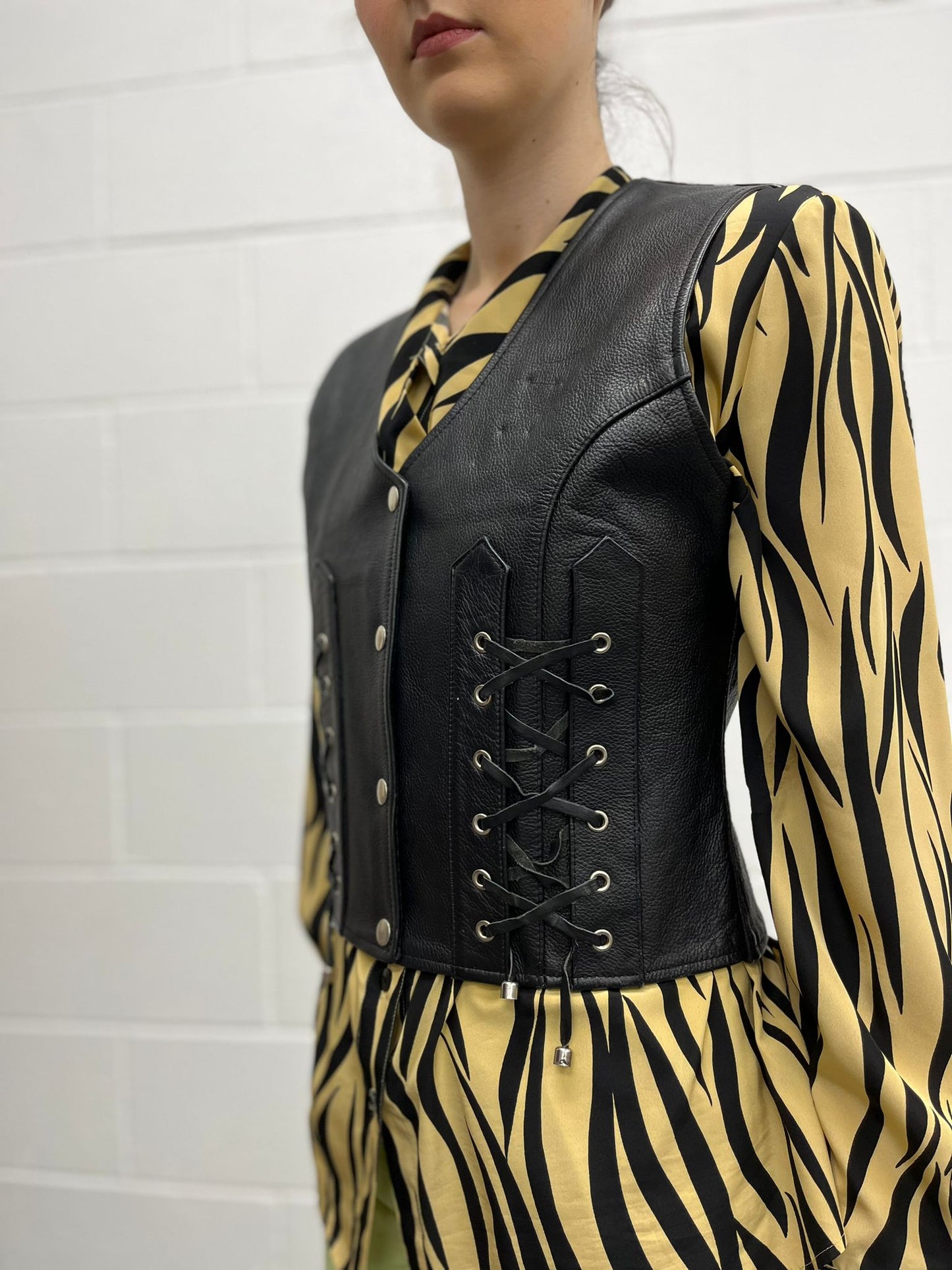 Leather Sheen USA Waistcoat