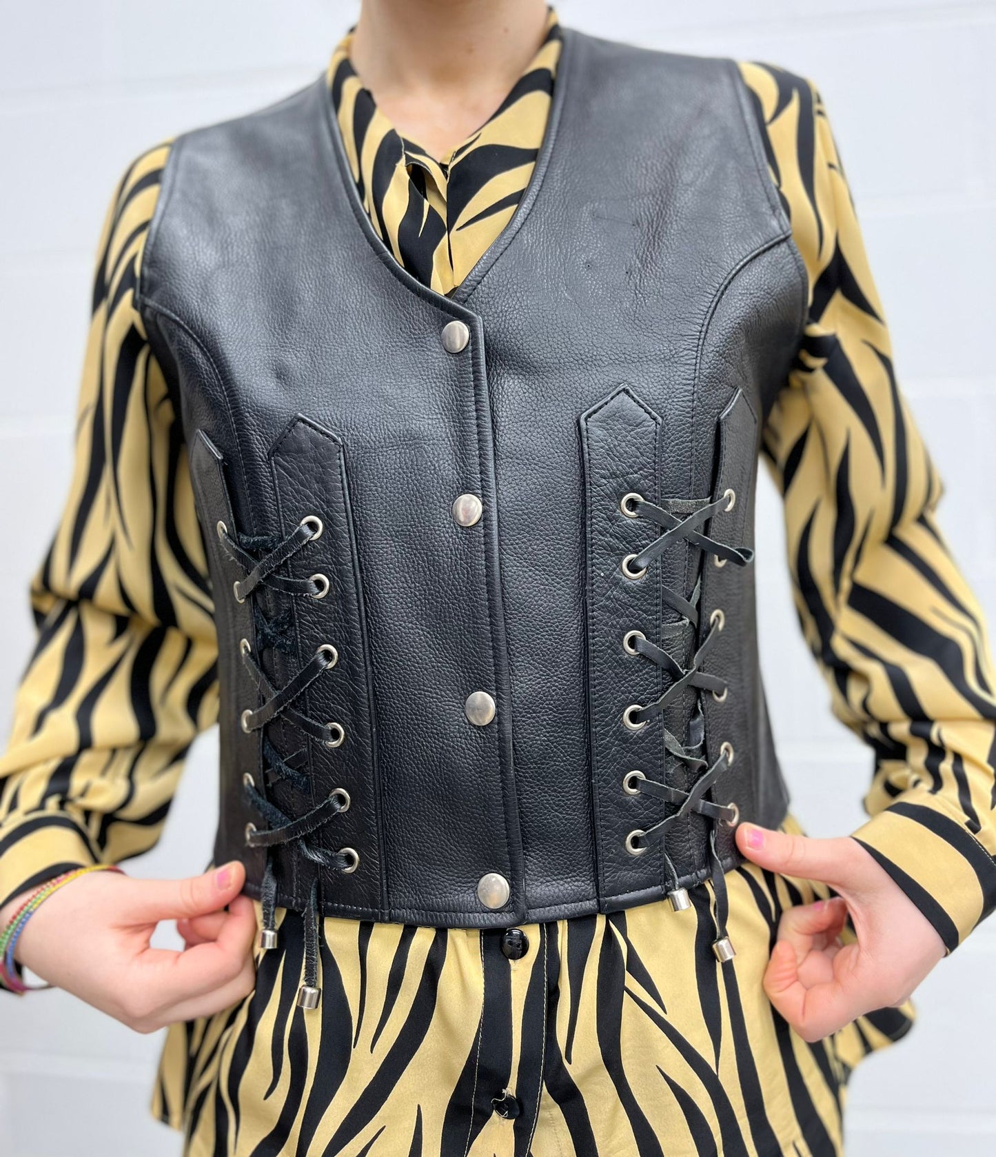 Leather Sheen USA Waistcoat