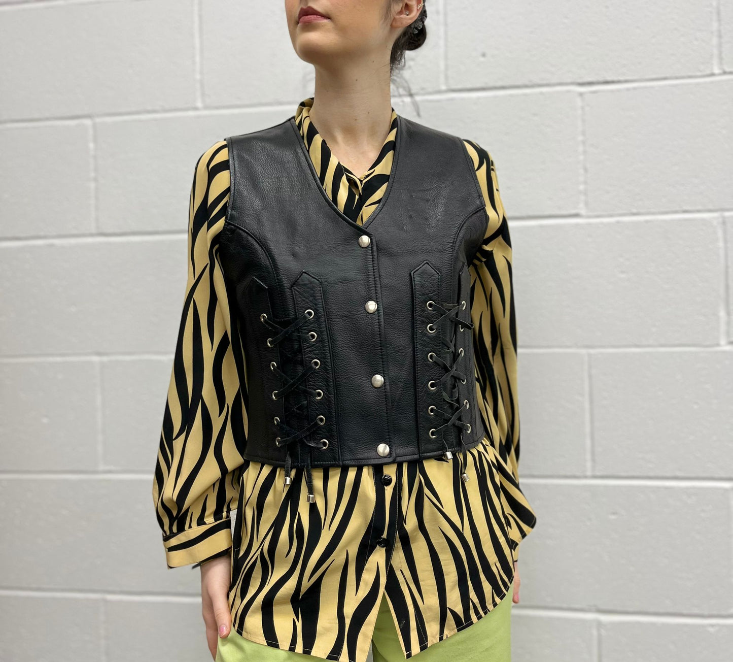 Leather Sheen USA Waistcoat