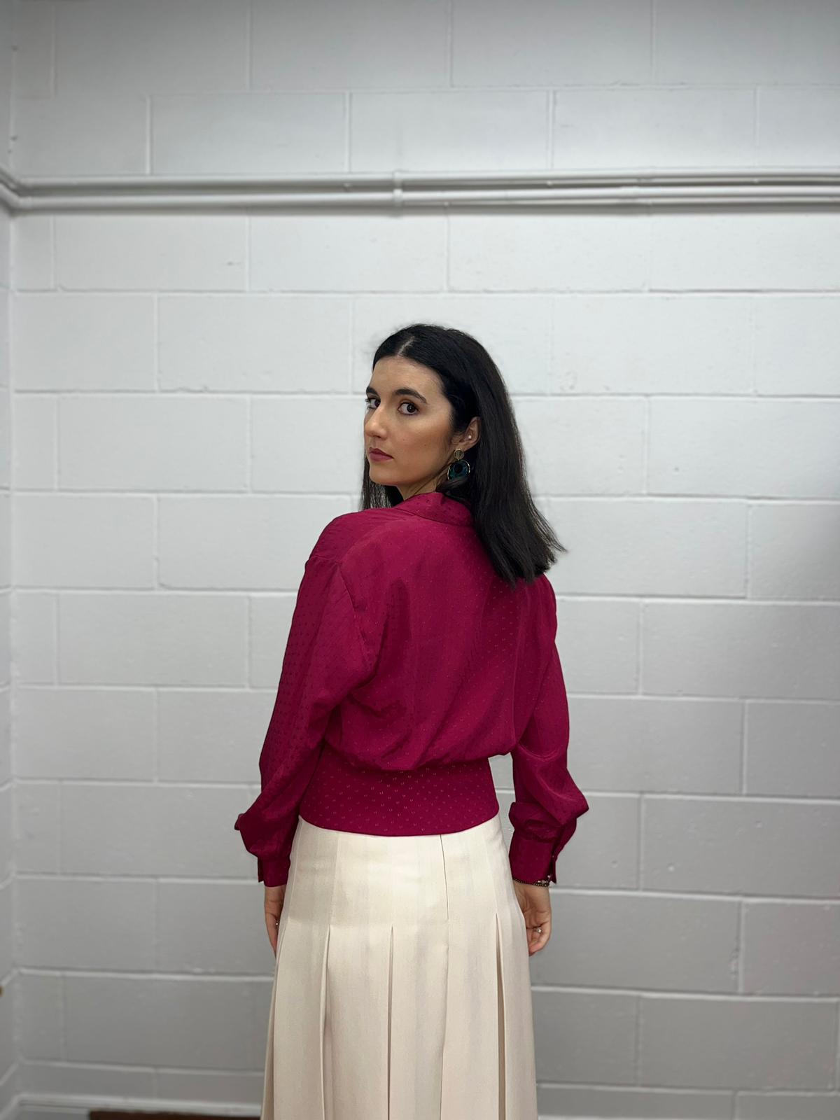 Cream Pleated Skirt by 'Nico Nico' (Modern 10)