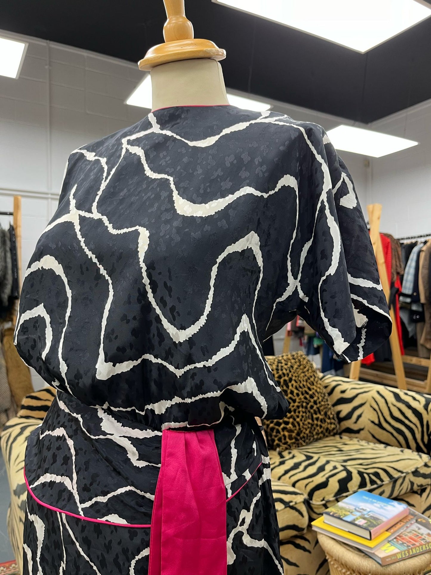 Brenner 80s Peplum Cocktail Dress
