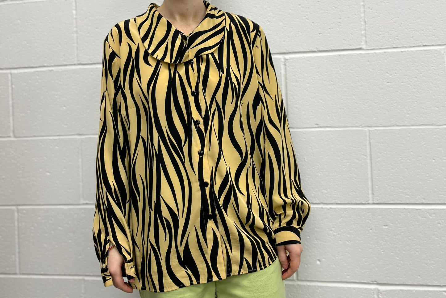 'Frankenwalder Collection' Animal Print Blouse