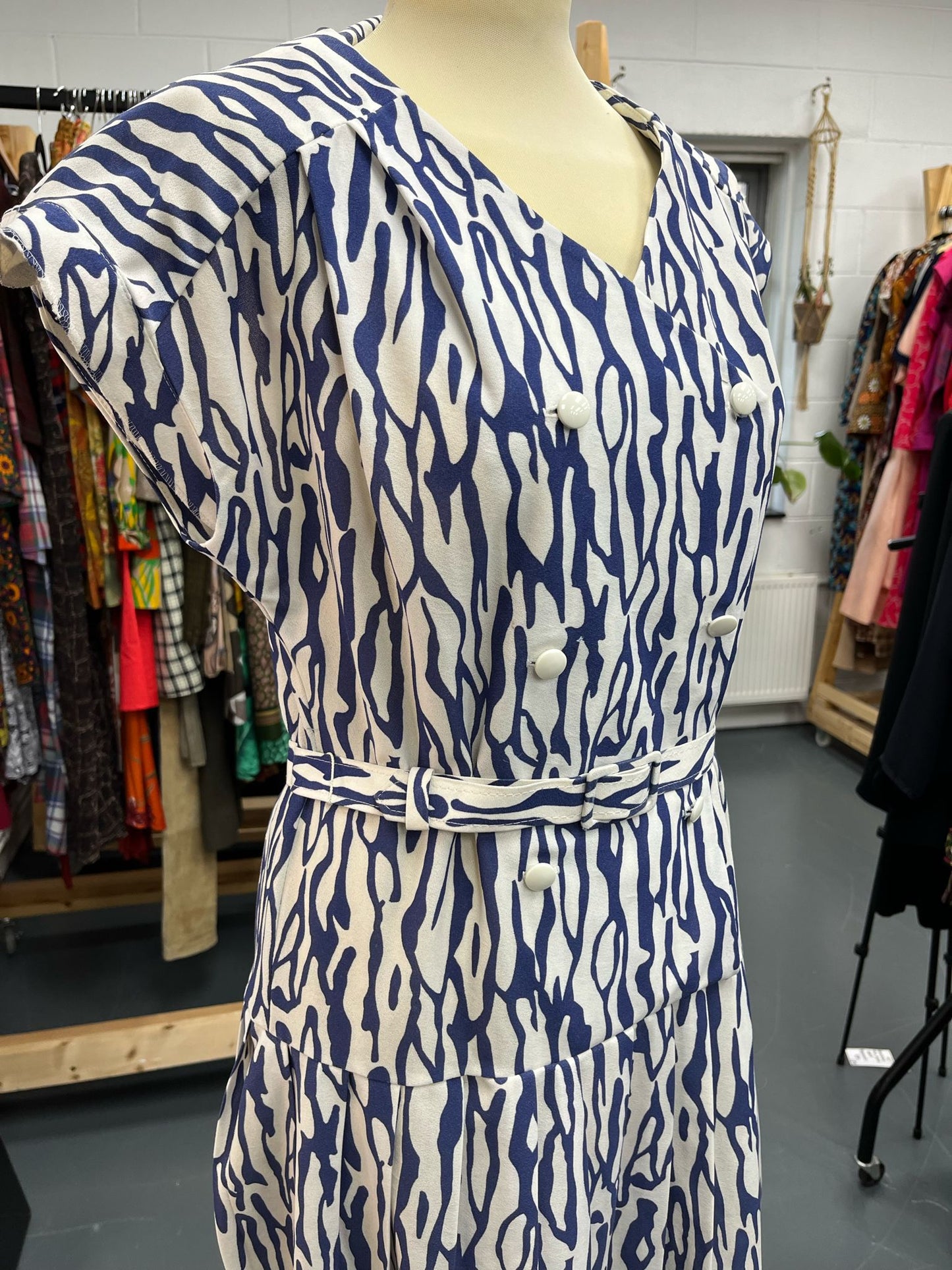 Double Breasted, Belted Dress