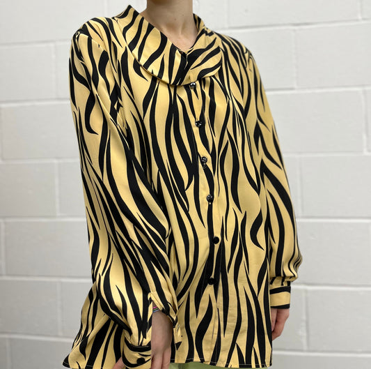 'Frankenwalder Collection' Animal Print Blouse