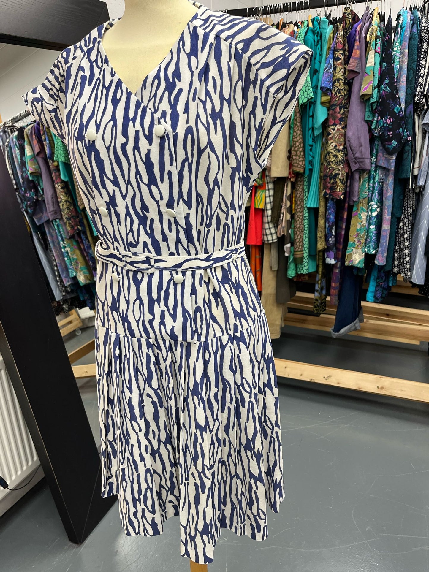 Double Breasted, Belted Dress