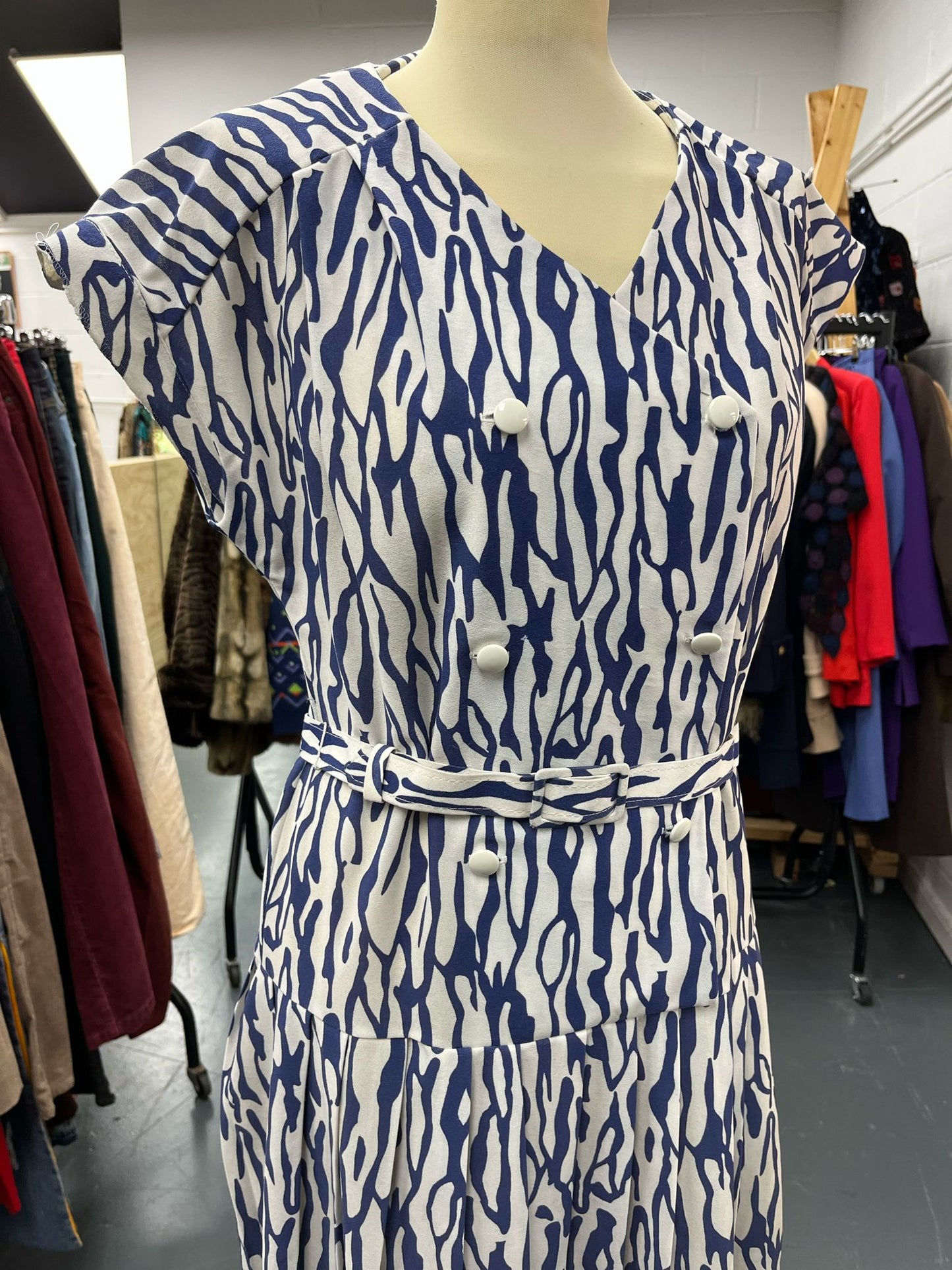 Double Breasted, Belted Dress
