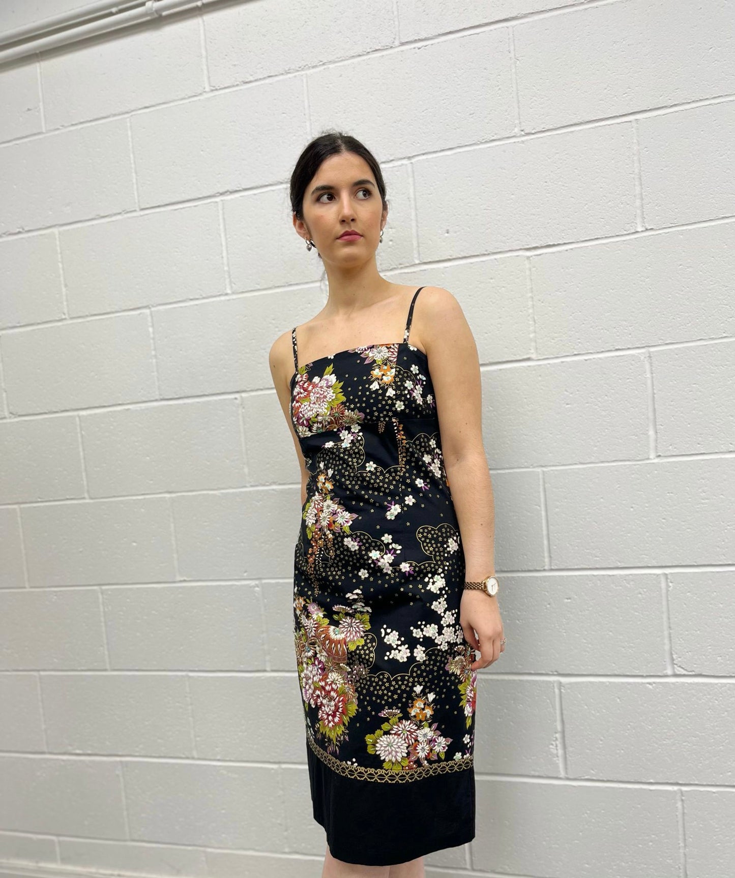 Fever Oriental Beaded Cocktail Dress