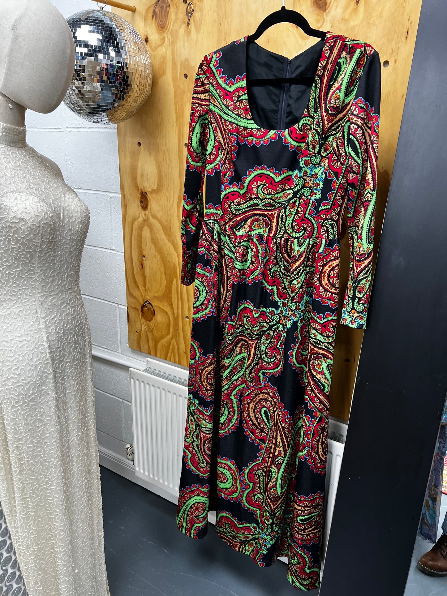 Paisley Maxi Evening Dress