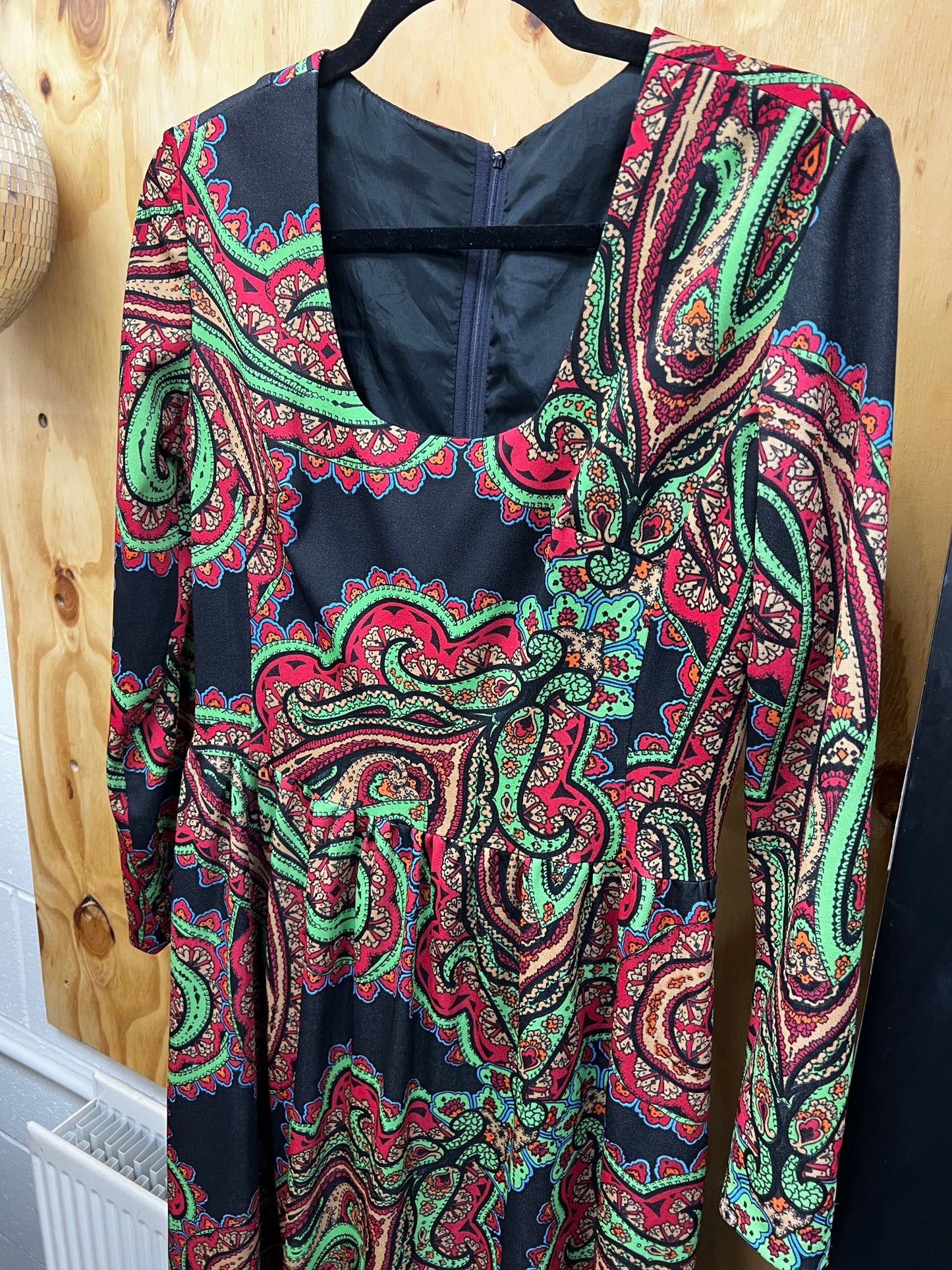 Paisley Maxi Evening Dress