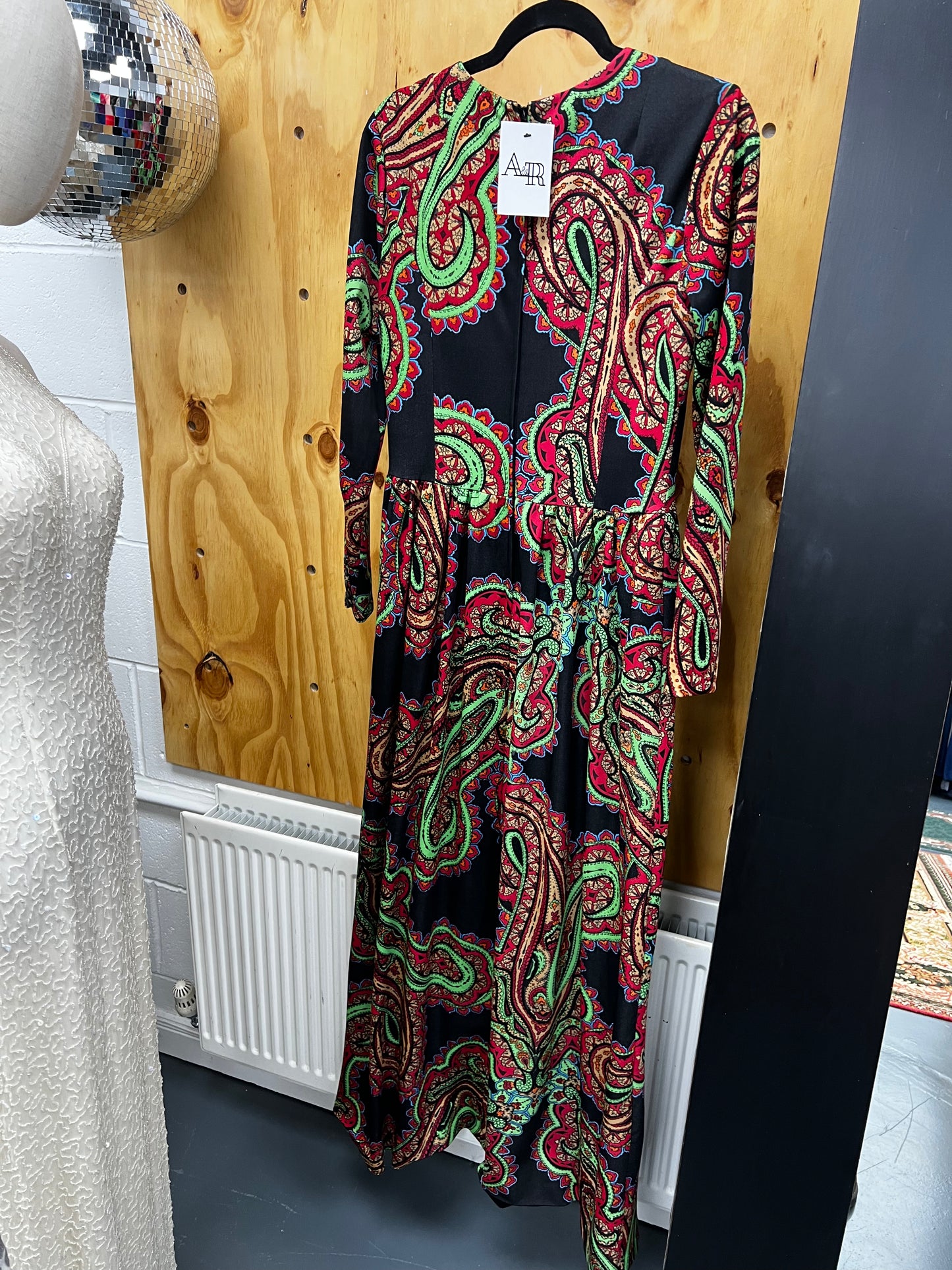 Paisley Maxi Evening Dress