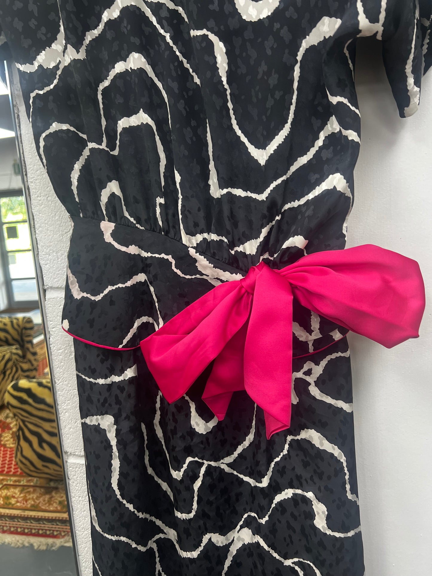 Brenner 80s Peplum Cocktail Dress